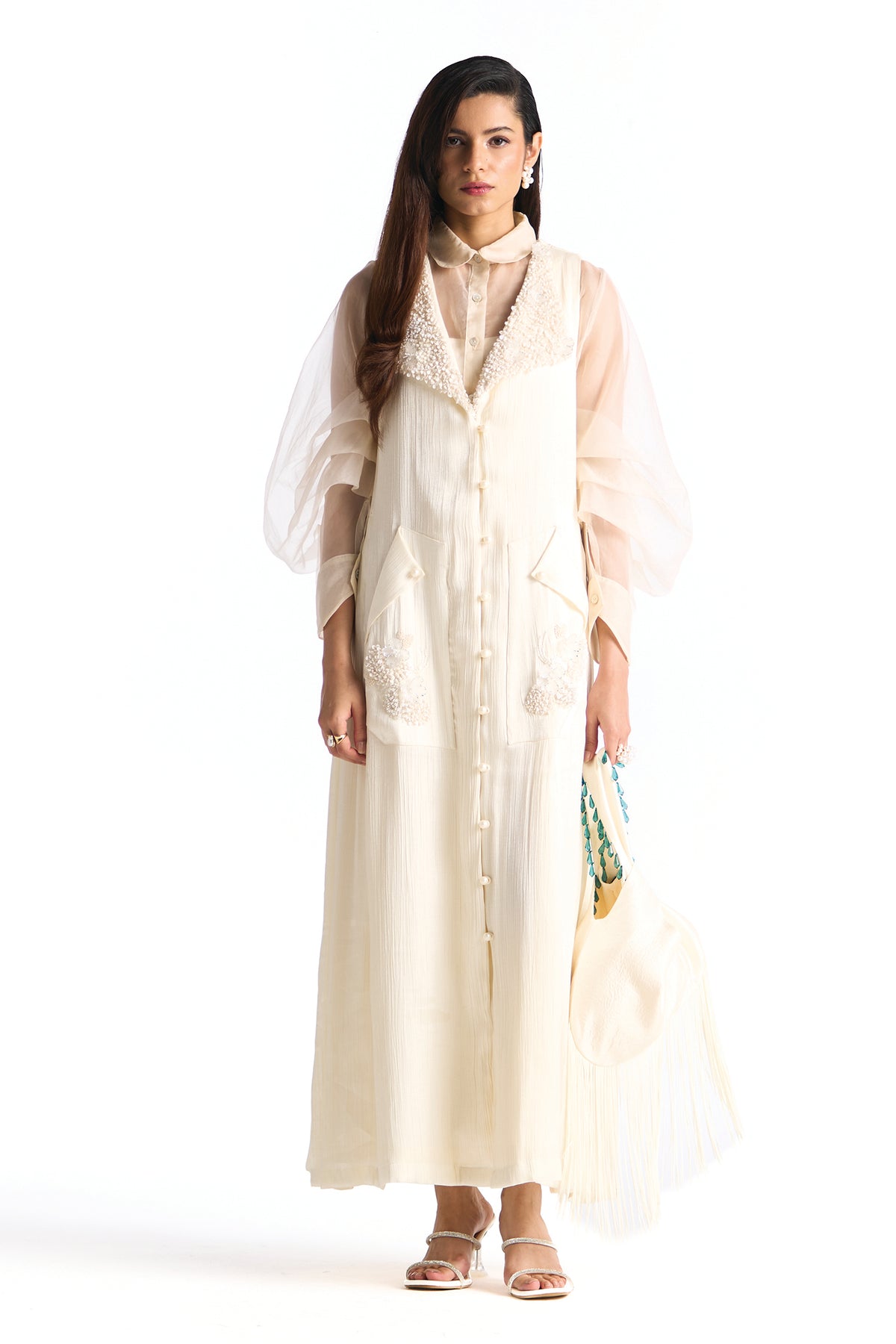 TOPAZ TRENCH WITH HALO SHIRT