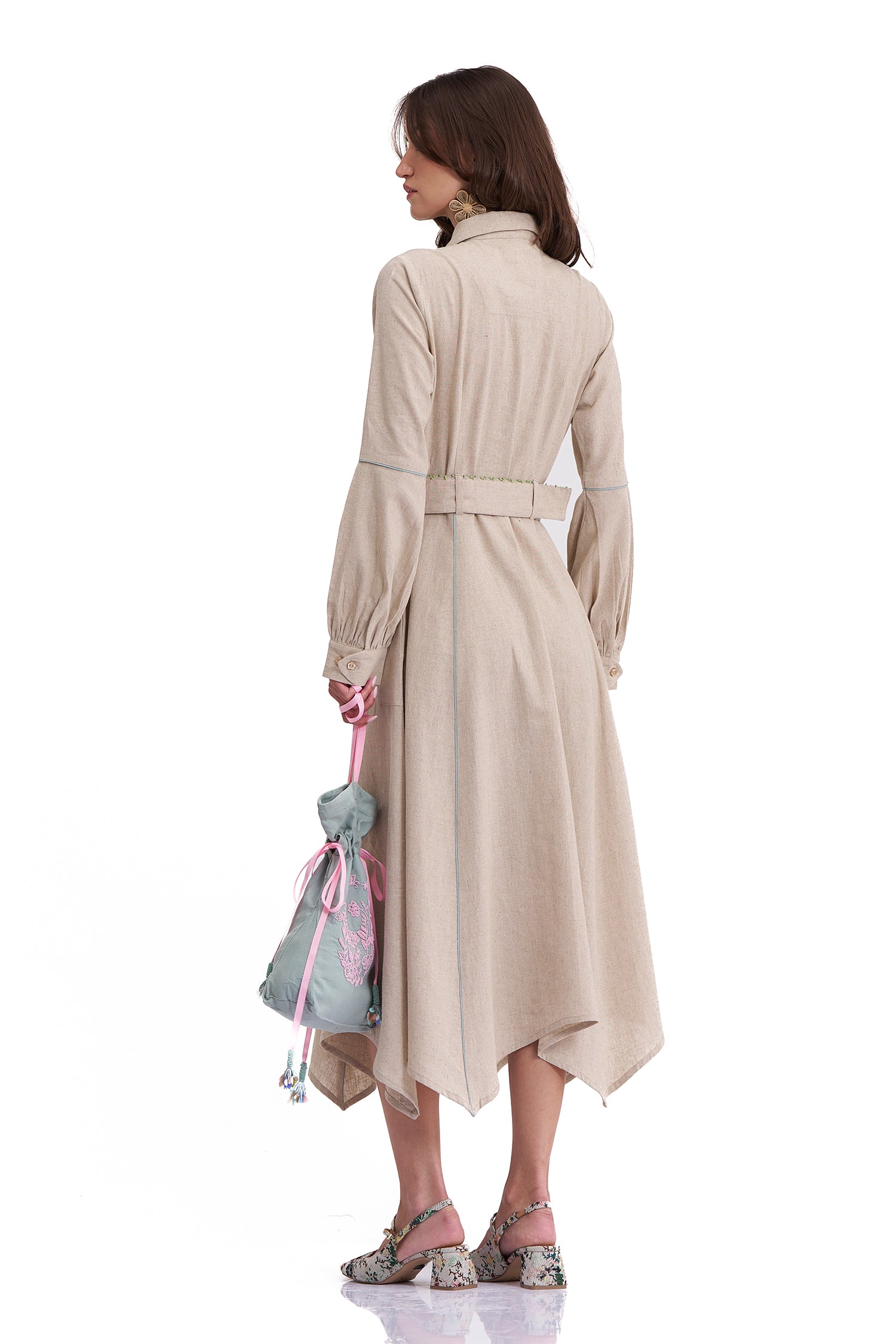 VERANDAH DRESS NATURAL
