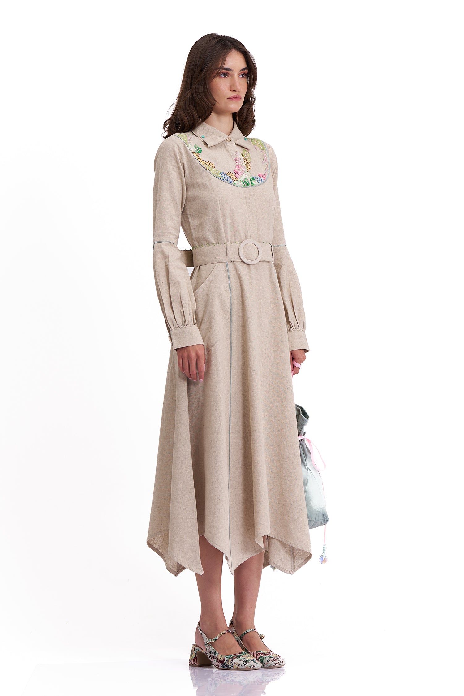 VERANDAH DRESS NATURAL