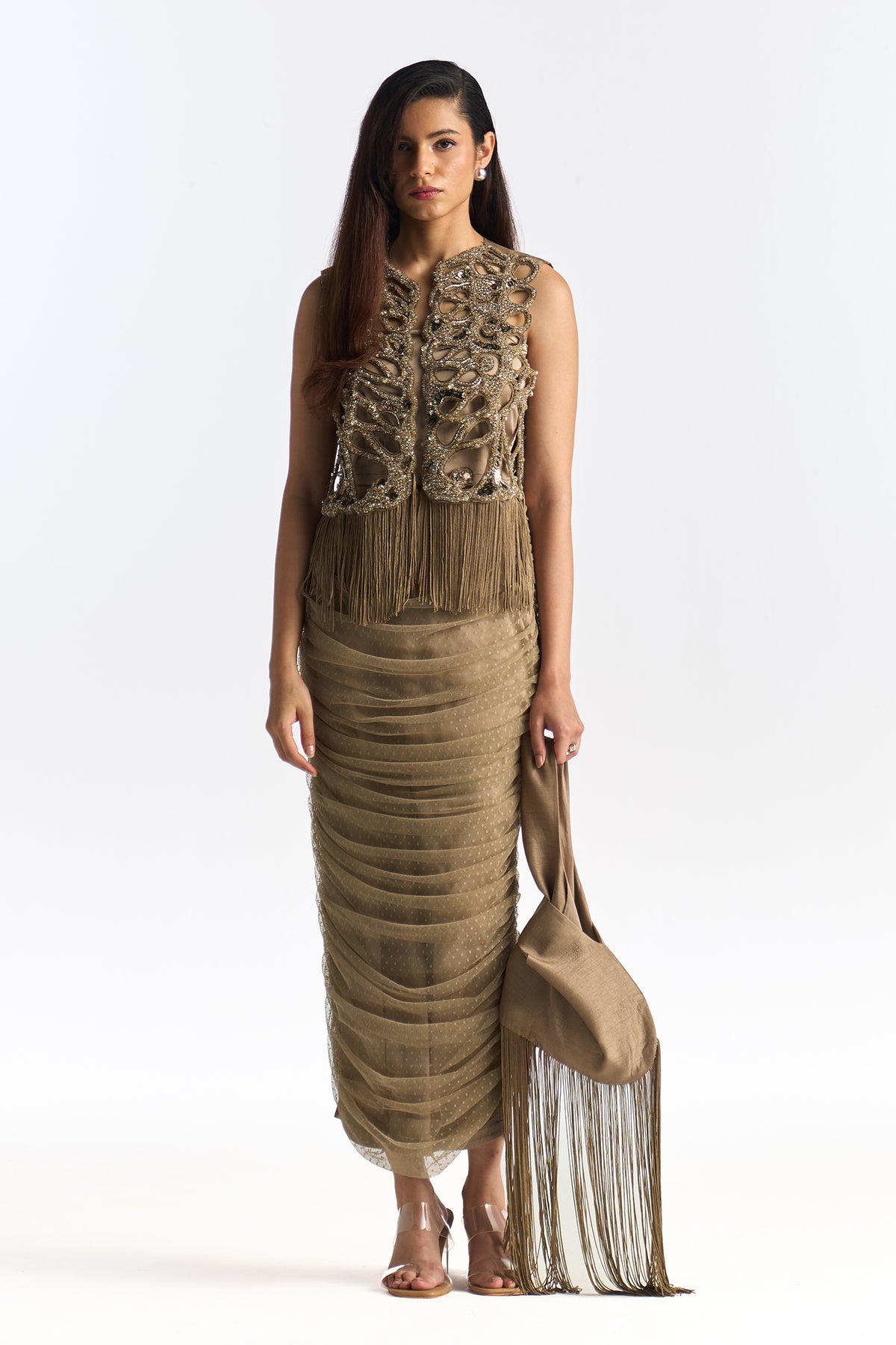FACET JACKET WITH BRALET & CARAT SKIRT