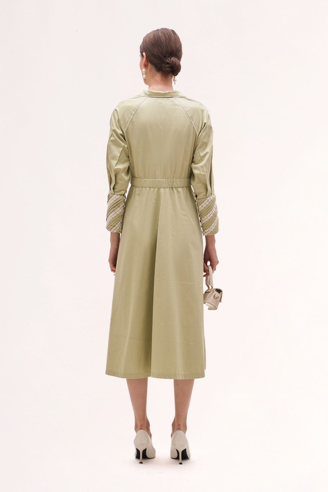 Banana Floral Dress Sea Salt