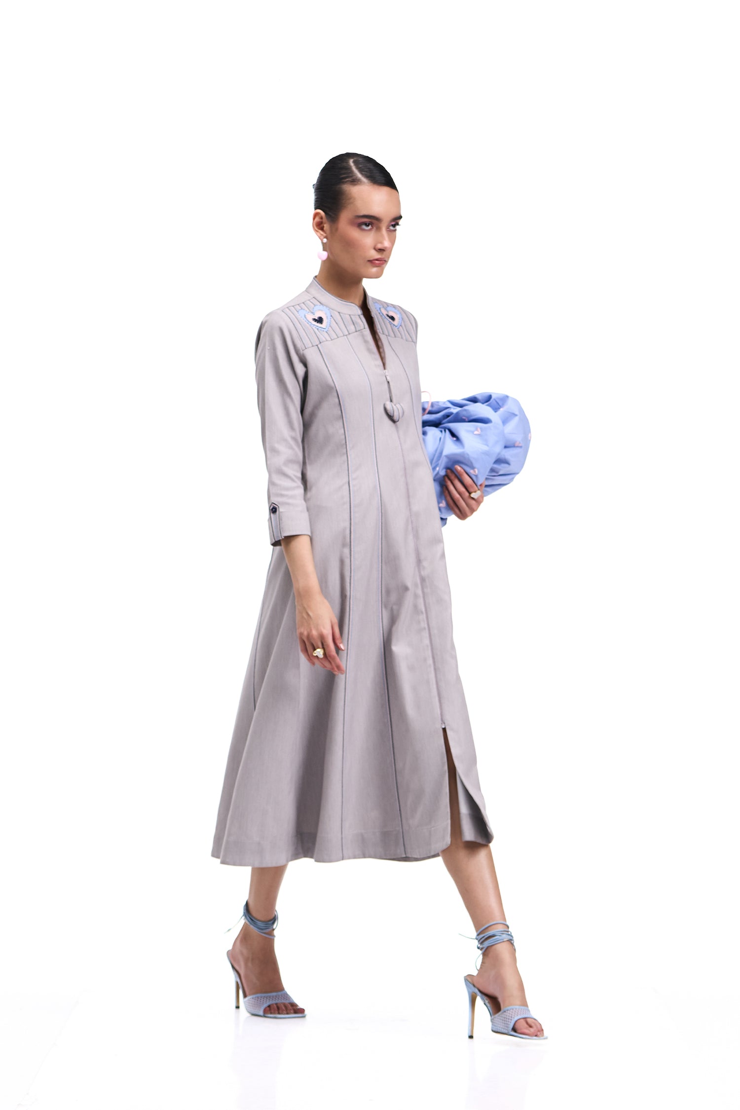 XOXO DRESS CLOUD GREY