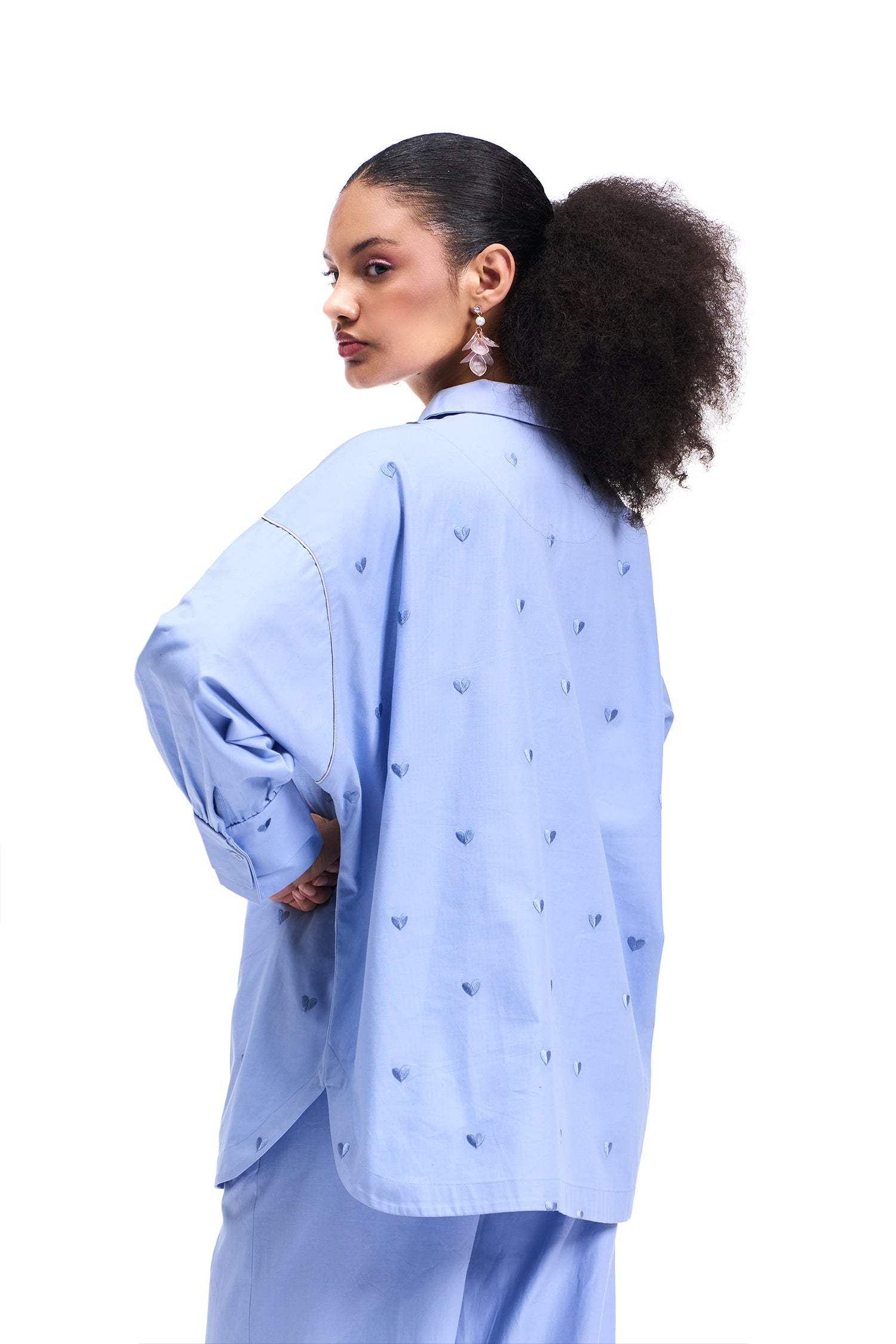 BELORA SHIRT PERIWINKLE