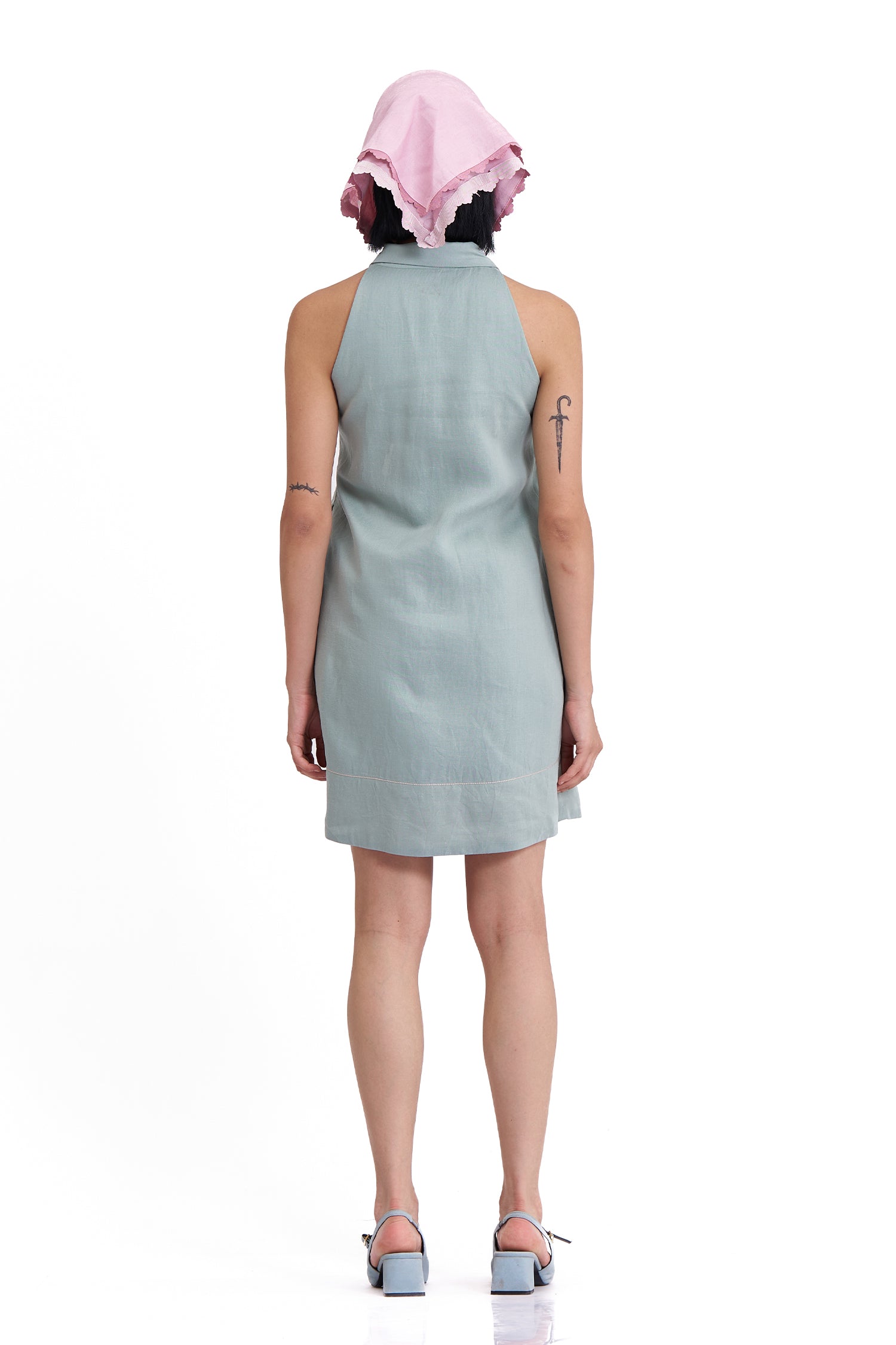 WILDROOT DRESS PLUME BLUE
