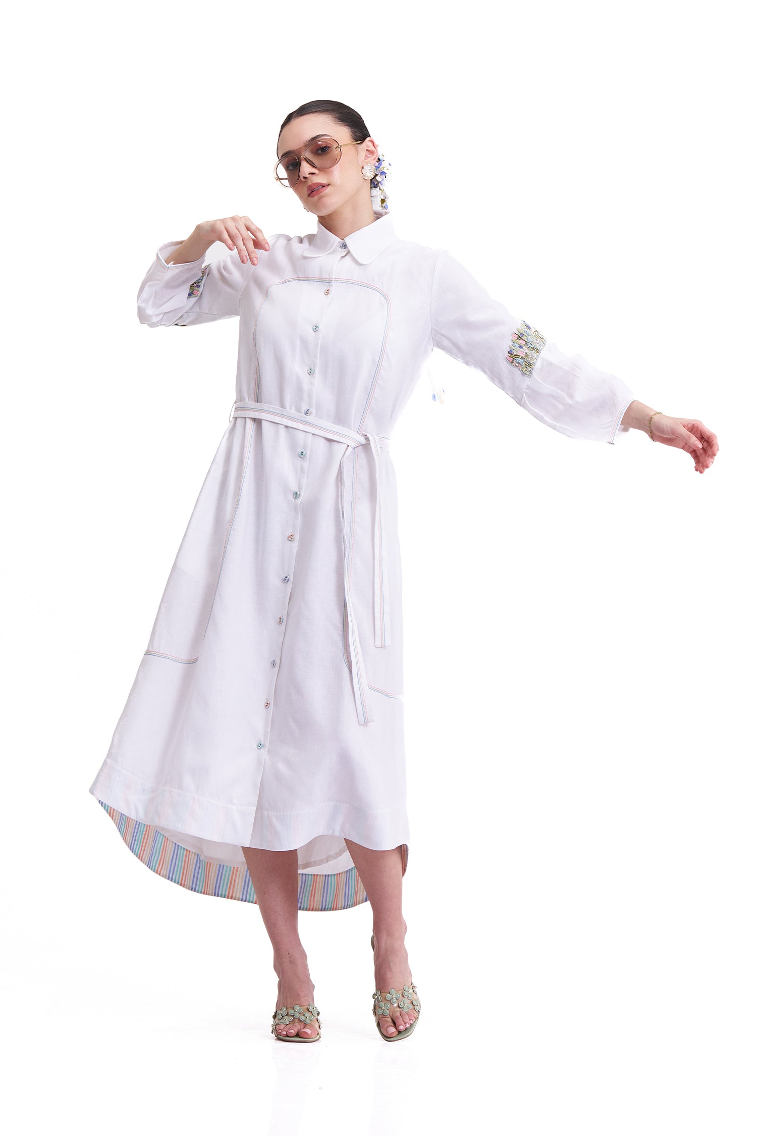 EGRET DRESS MIDI