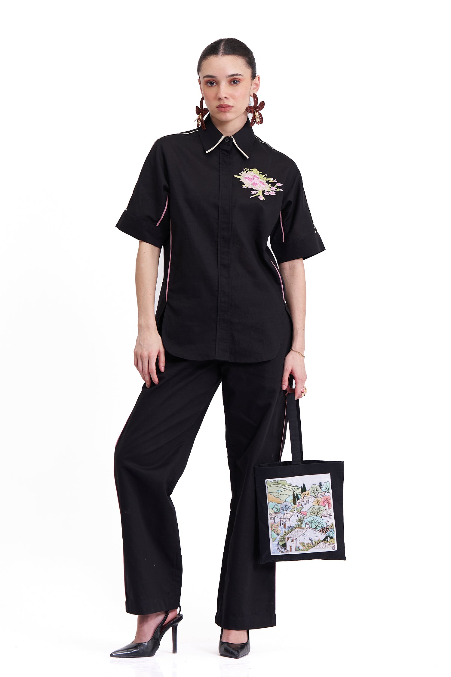 PIXIE SHIRT BLACK