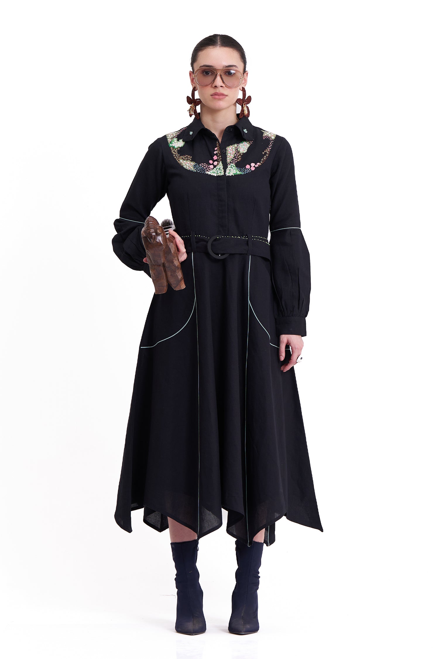 VERANDAH DRESS BLACK