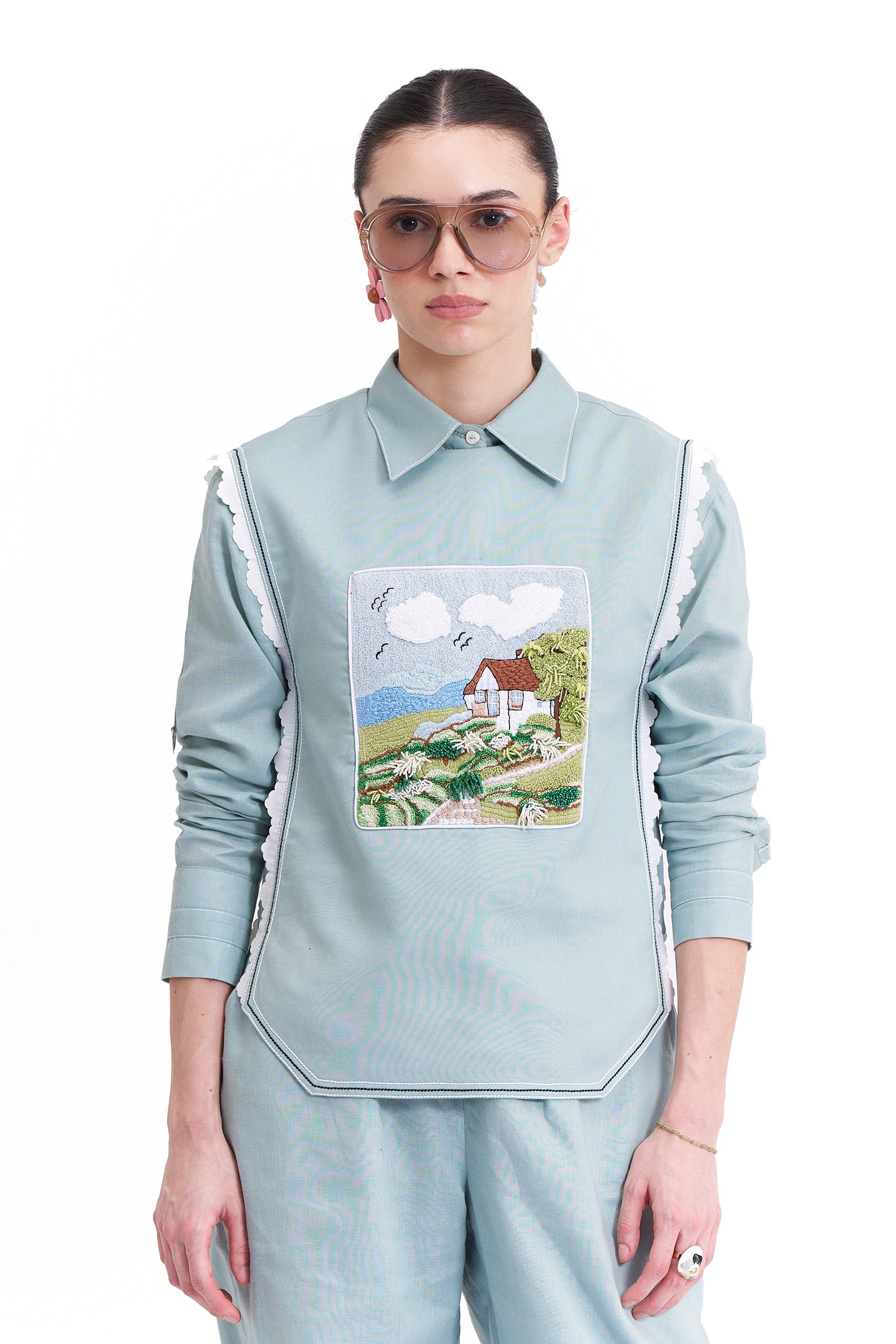 BARNHOUSE OVERLAY PLUME BLUE