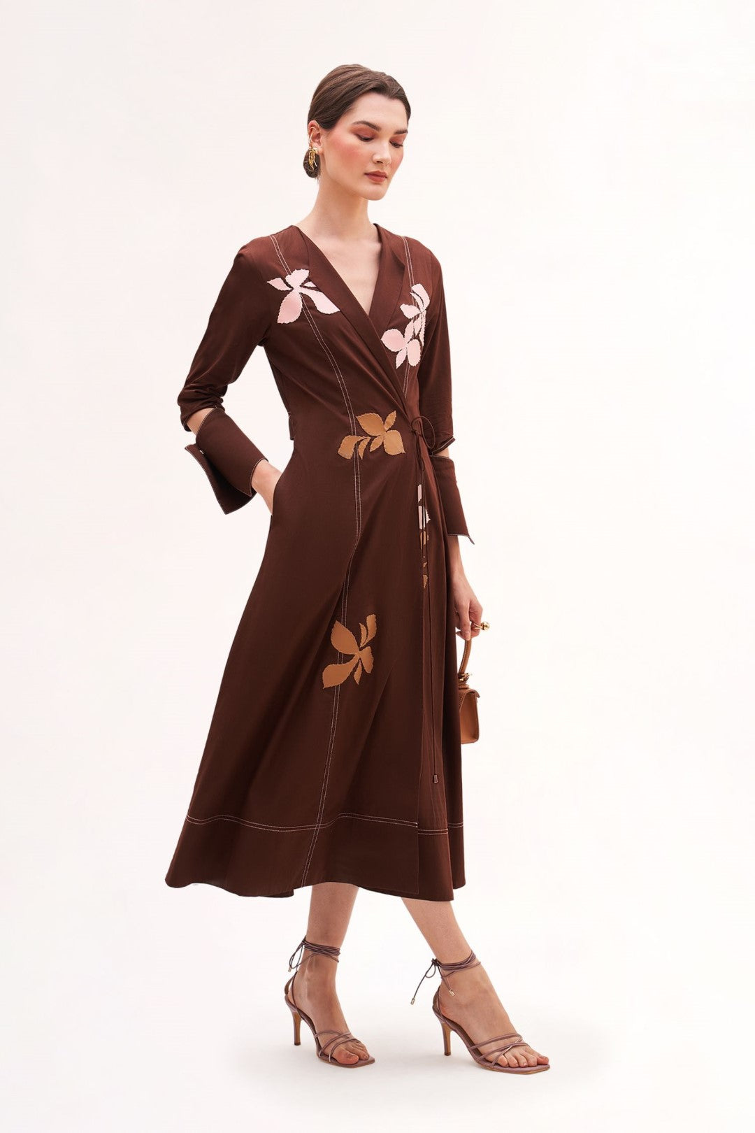 Flota Wrap Cape Dress