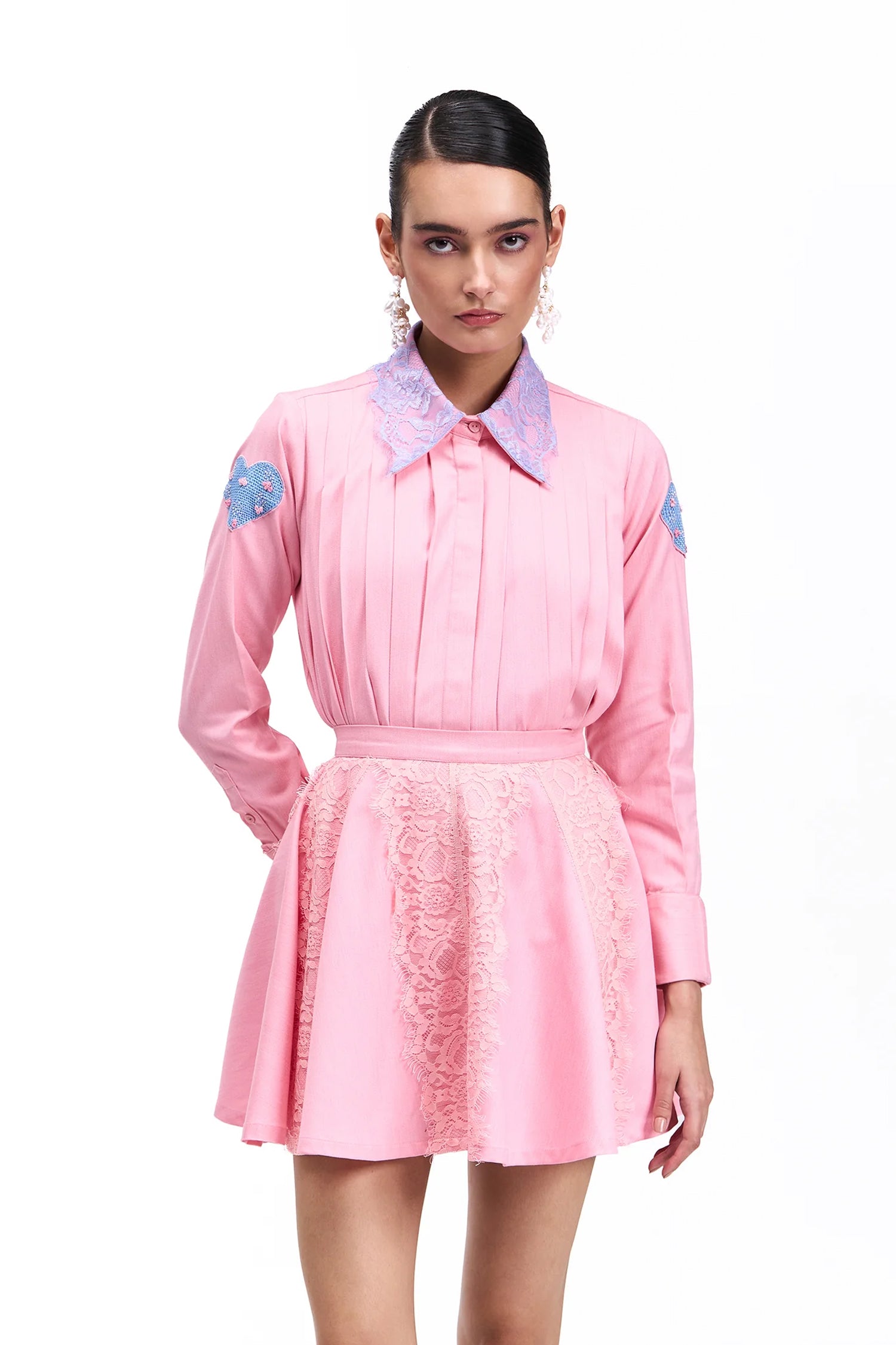 SELF LOVE SHIRT & SKIRT SET