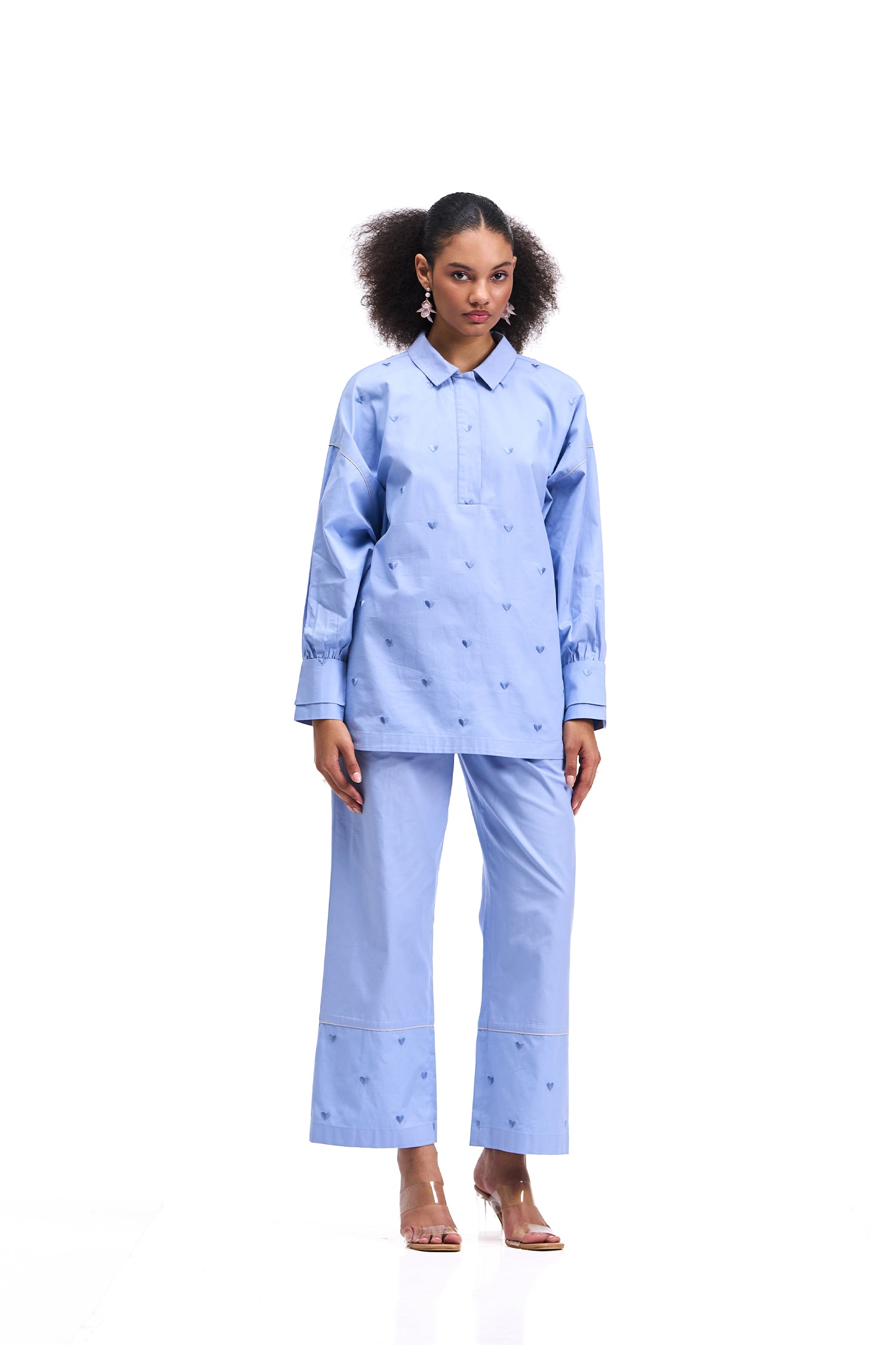 BELORA SHIRT PERIWINKLE