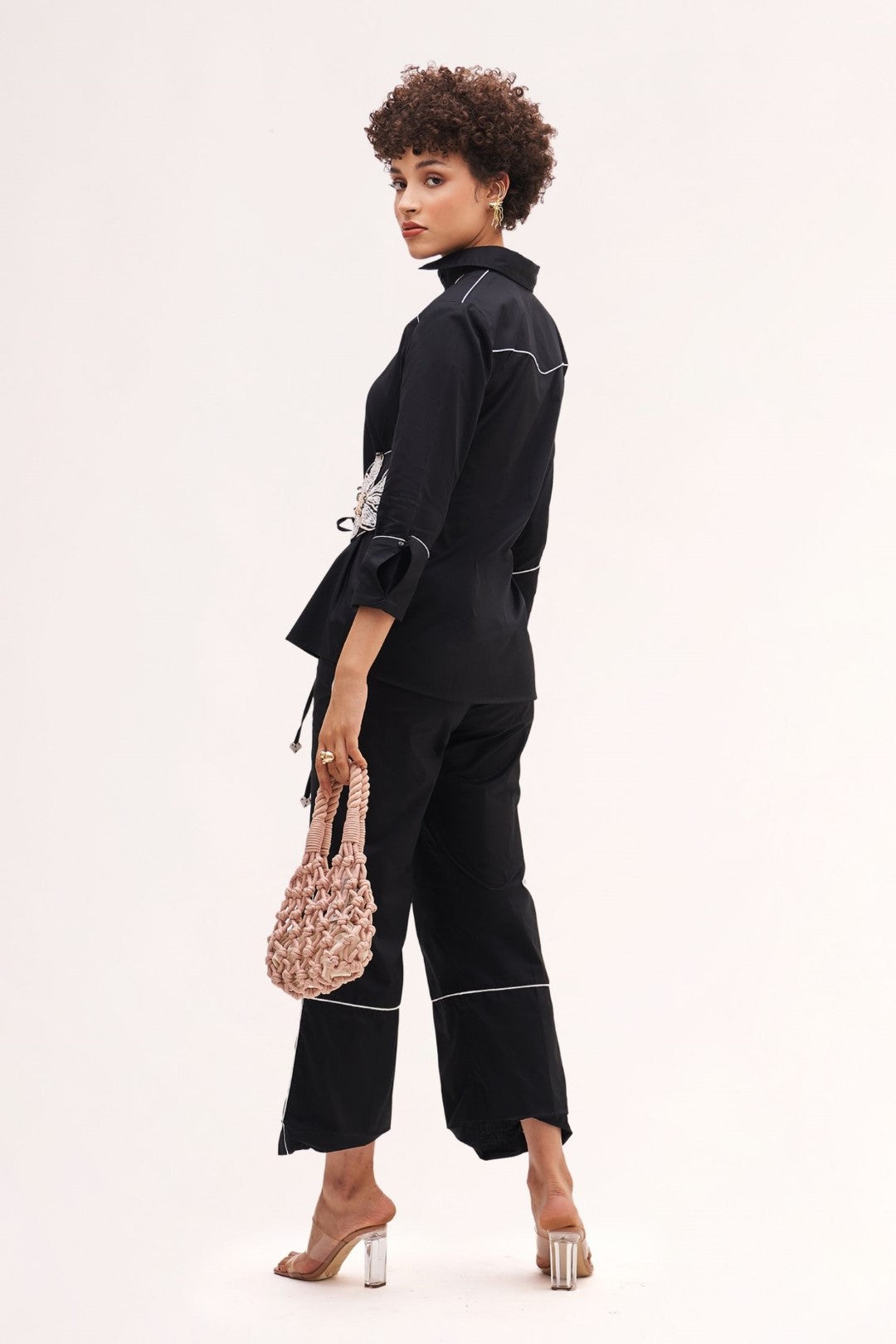 Arose Black Co-ord Set