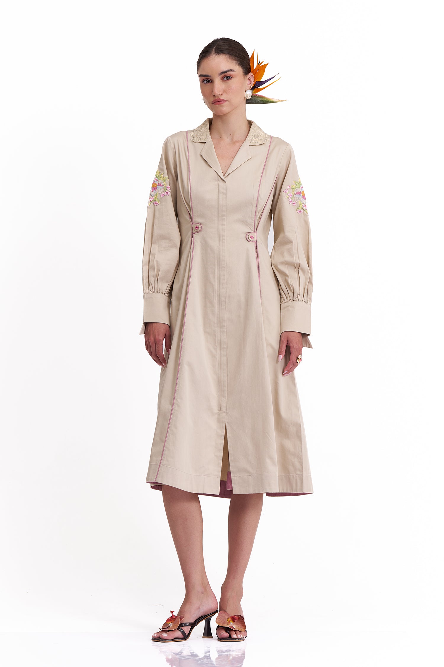 SOIL DRESS MIDI