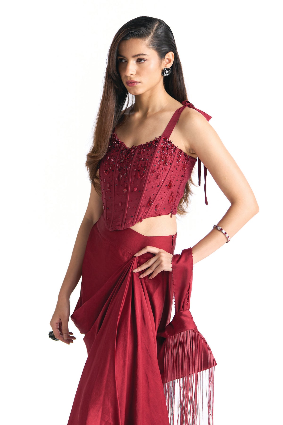BLAIR CORSET GARNET