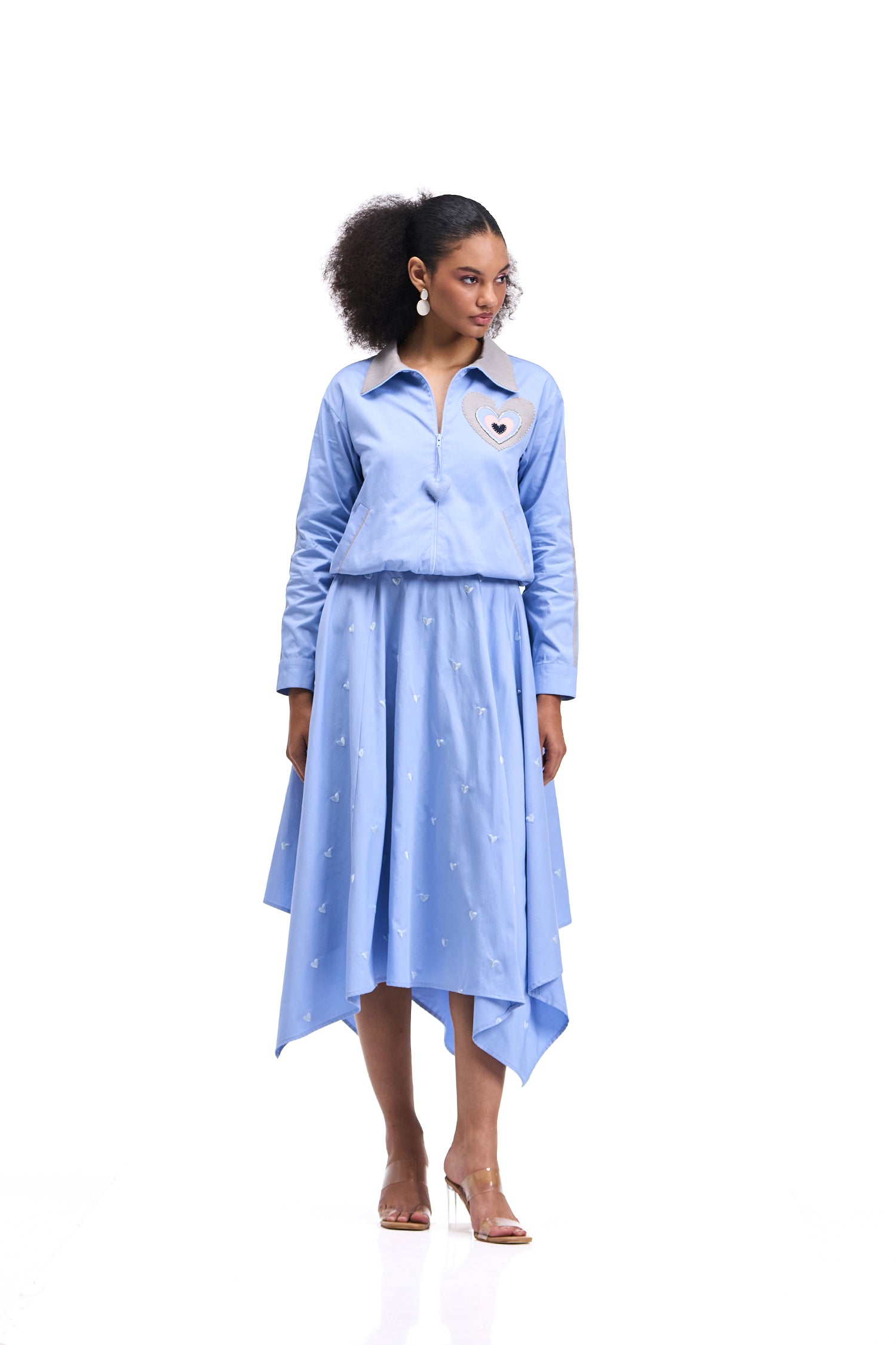 AMIE CO-ORD SET PERIWINKLE