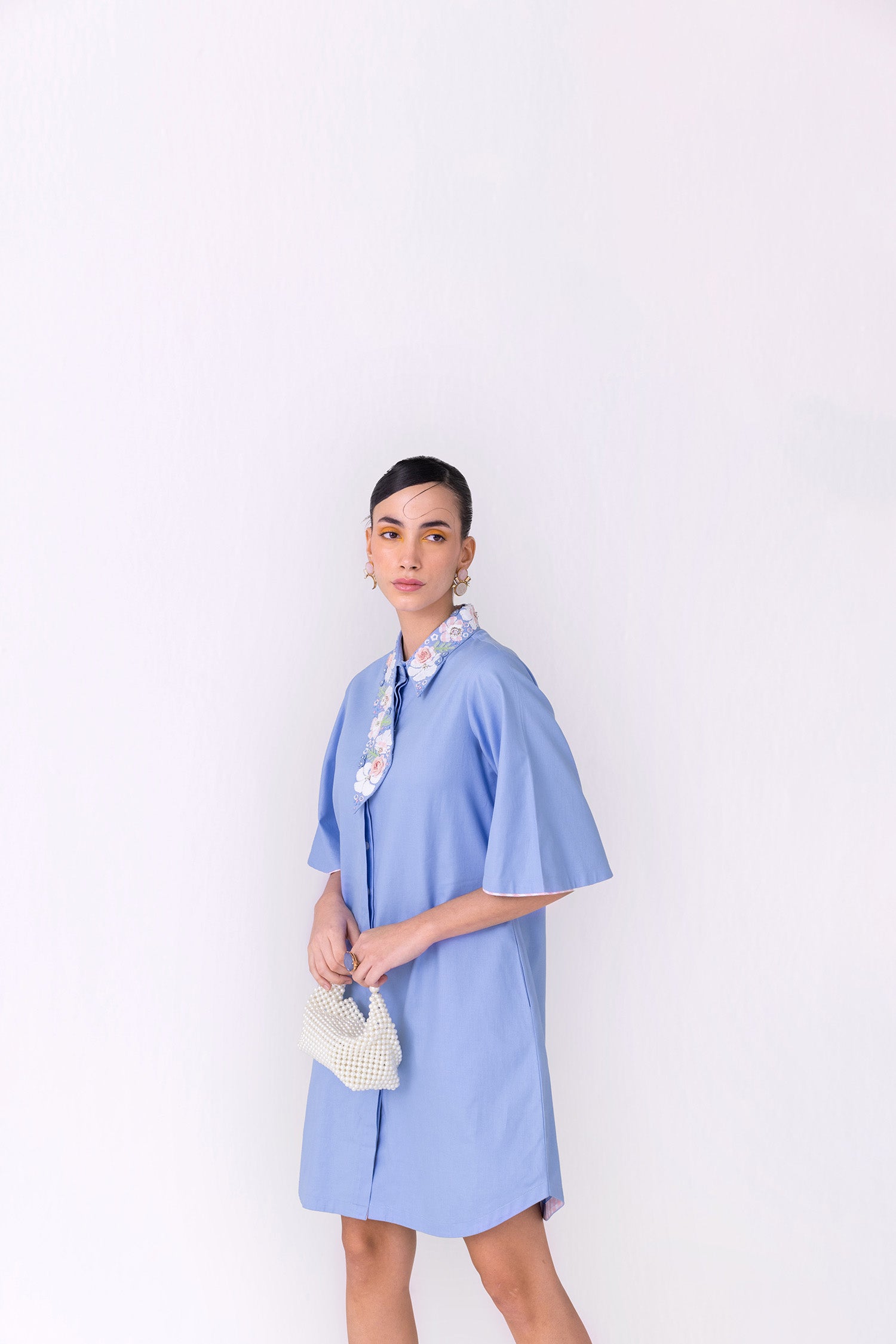 MOONFLOWER DRESS BLUEBERRY