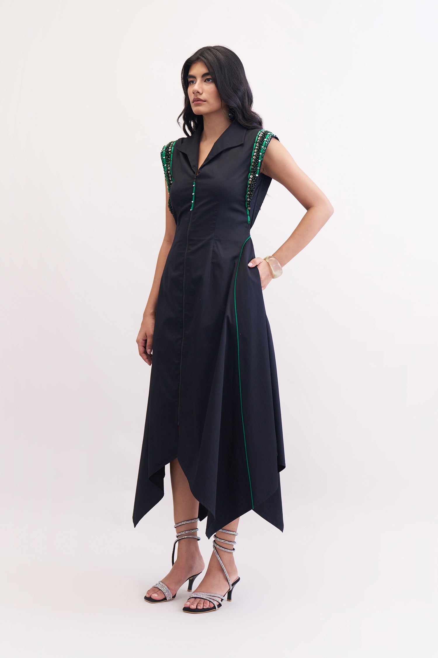 SOLITAIRE DRESS BLACK