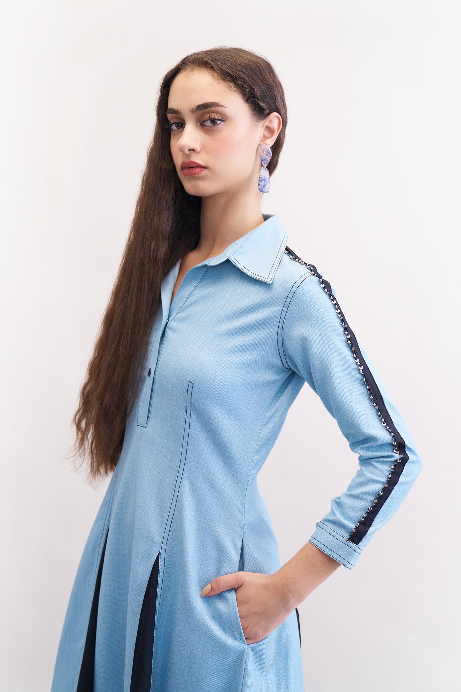 RENE DRESS AQUA