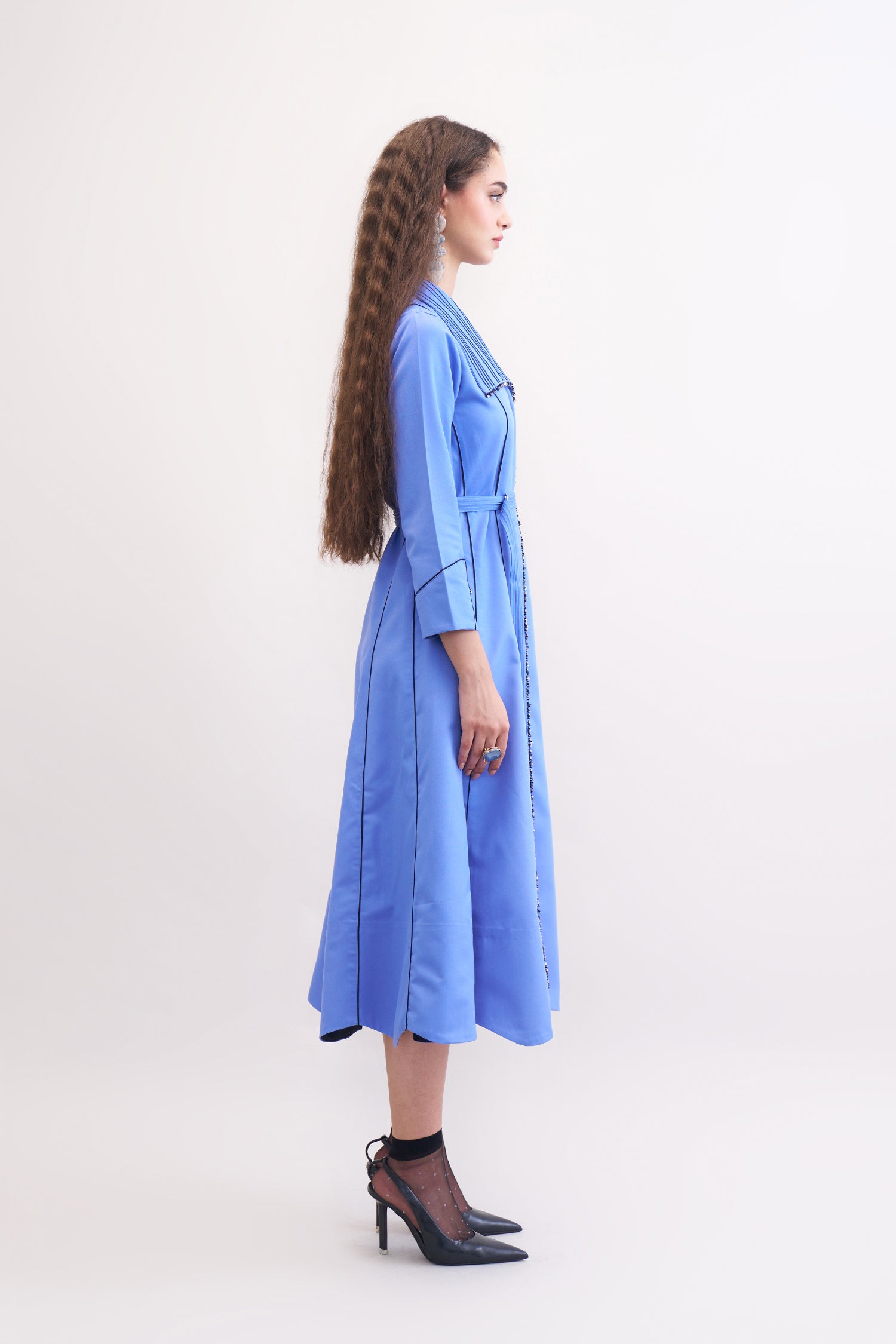 GLIMMER DRESS BLUEBERRY