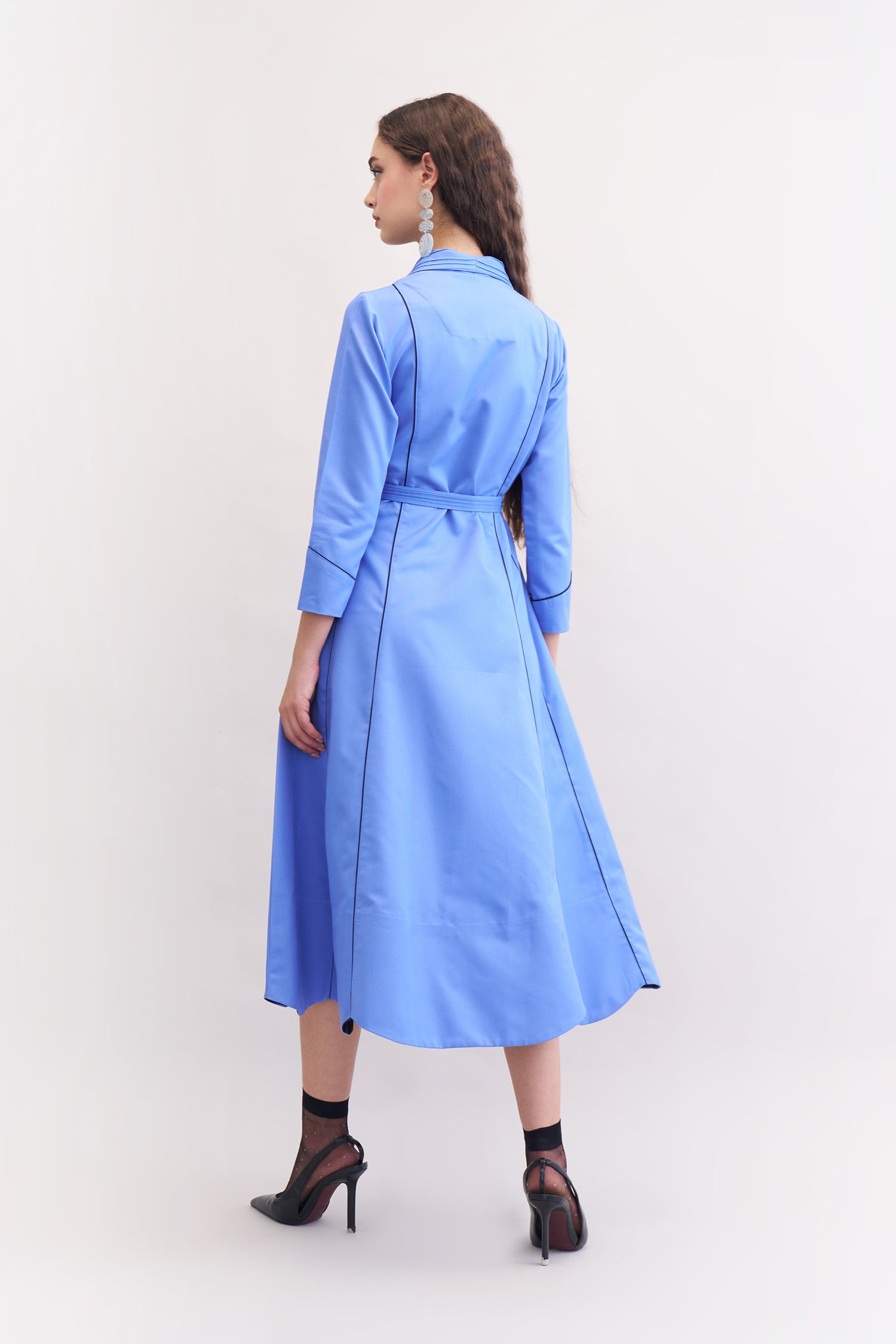 GLIMMER DRESS BLUEBERRY