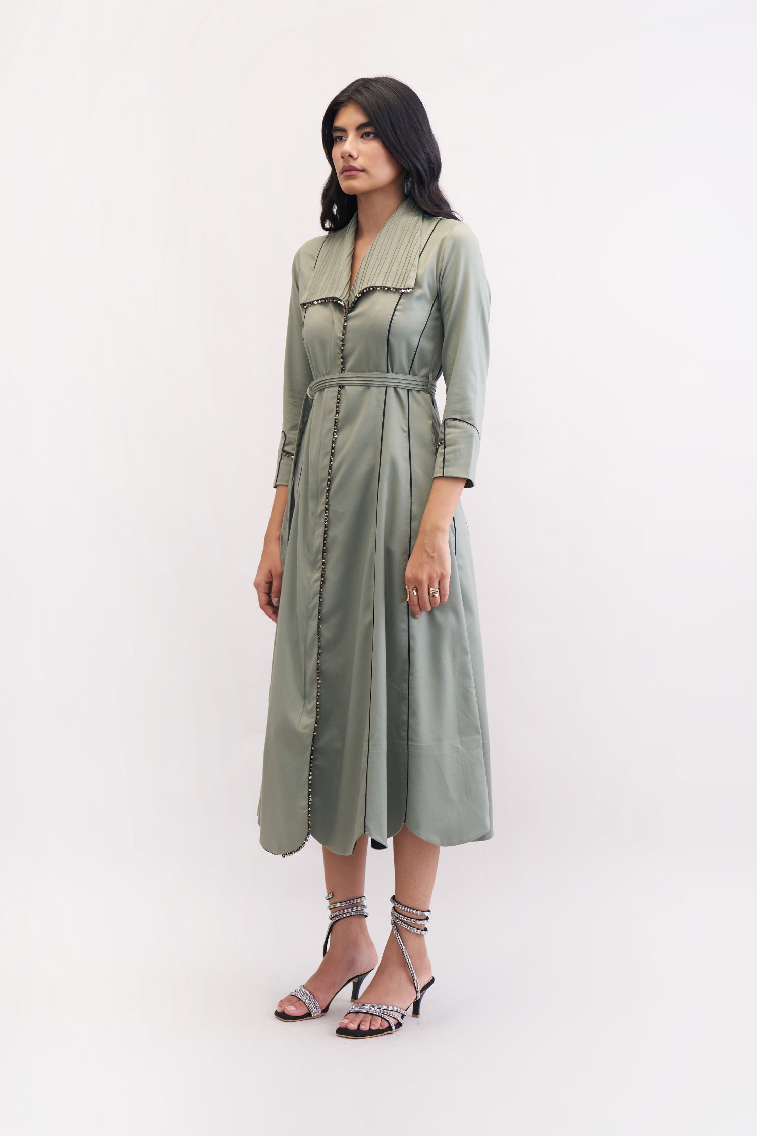 GLIMMER TRENCH OLIVE