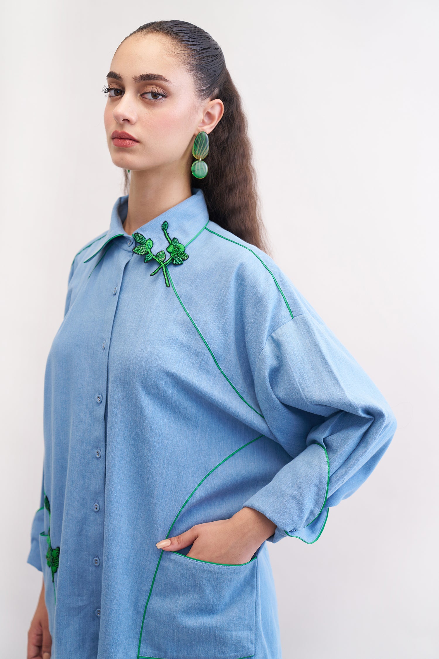 SKYWAY SHIRT DENIM BLUE