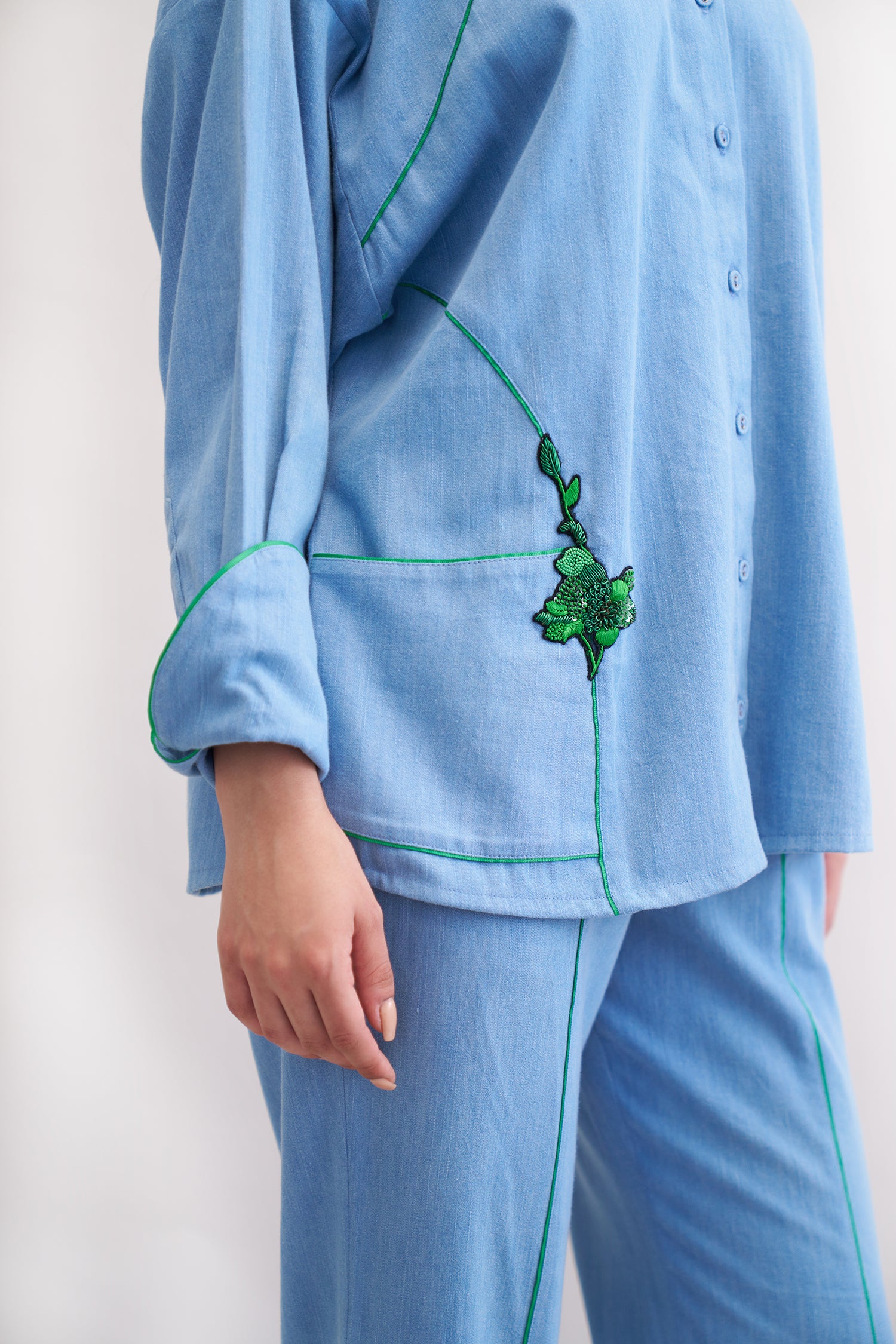 SKYWAY SHIRT DENIM BLUE