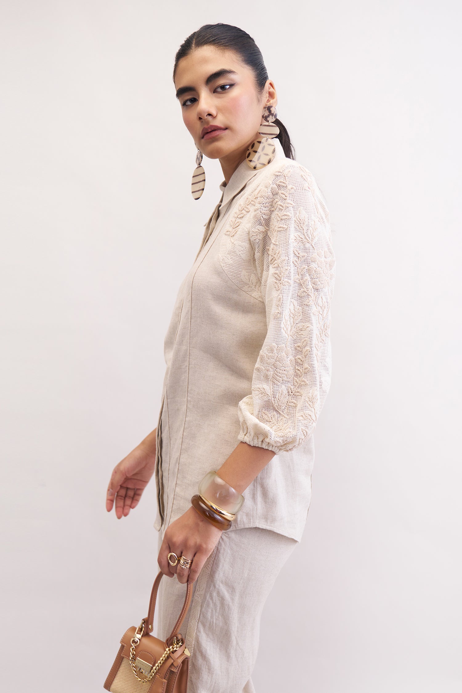 CLEOPATRA SHIRT & TROUSERS NEUTRAL