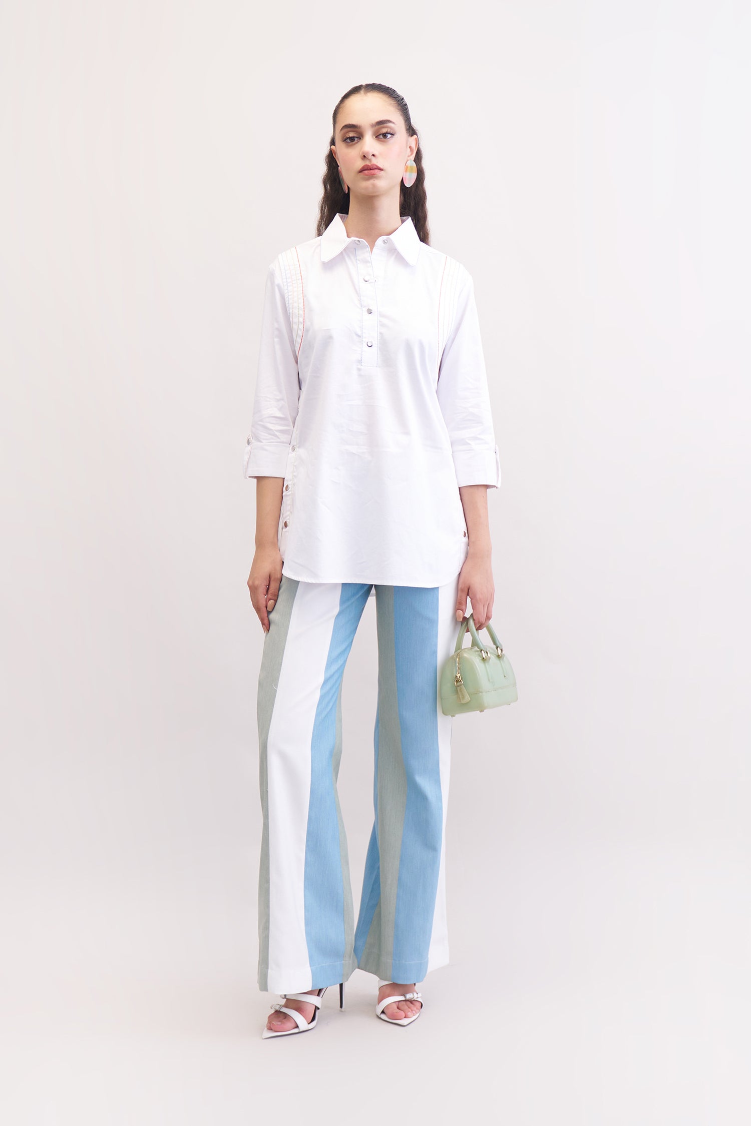 STAN SHIRT & COLORBLOCK PANTS