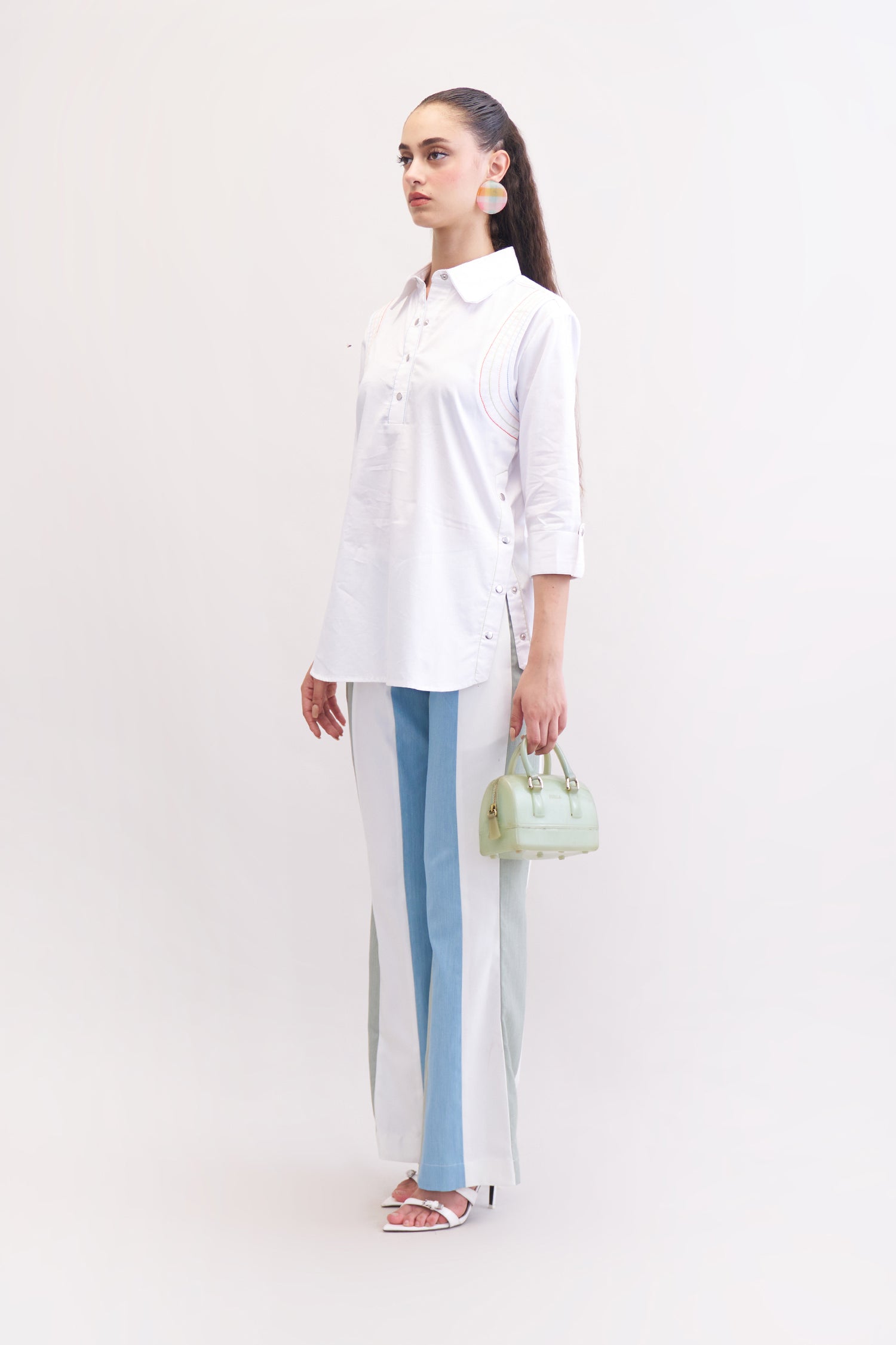 STAN SHIRT & COLORBLOCK PANTS
