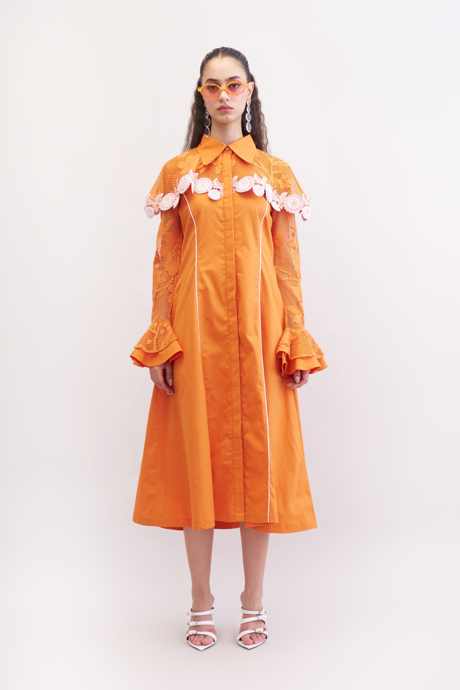 MIRAME DRESS SUNSET ORANGE