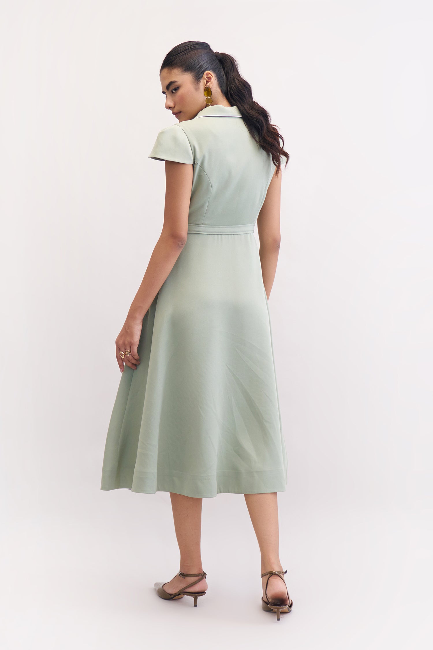 SNOWANGEL DRESS LIGHT OLIVE