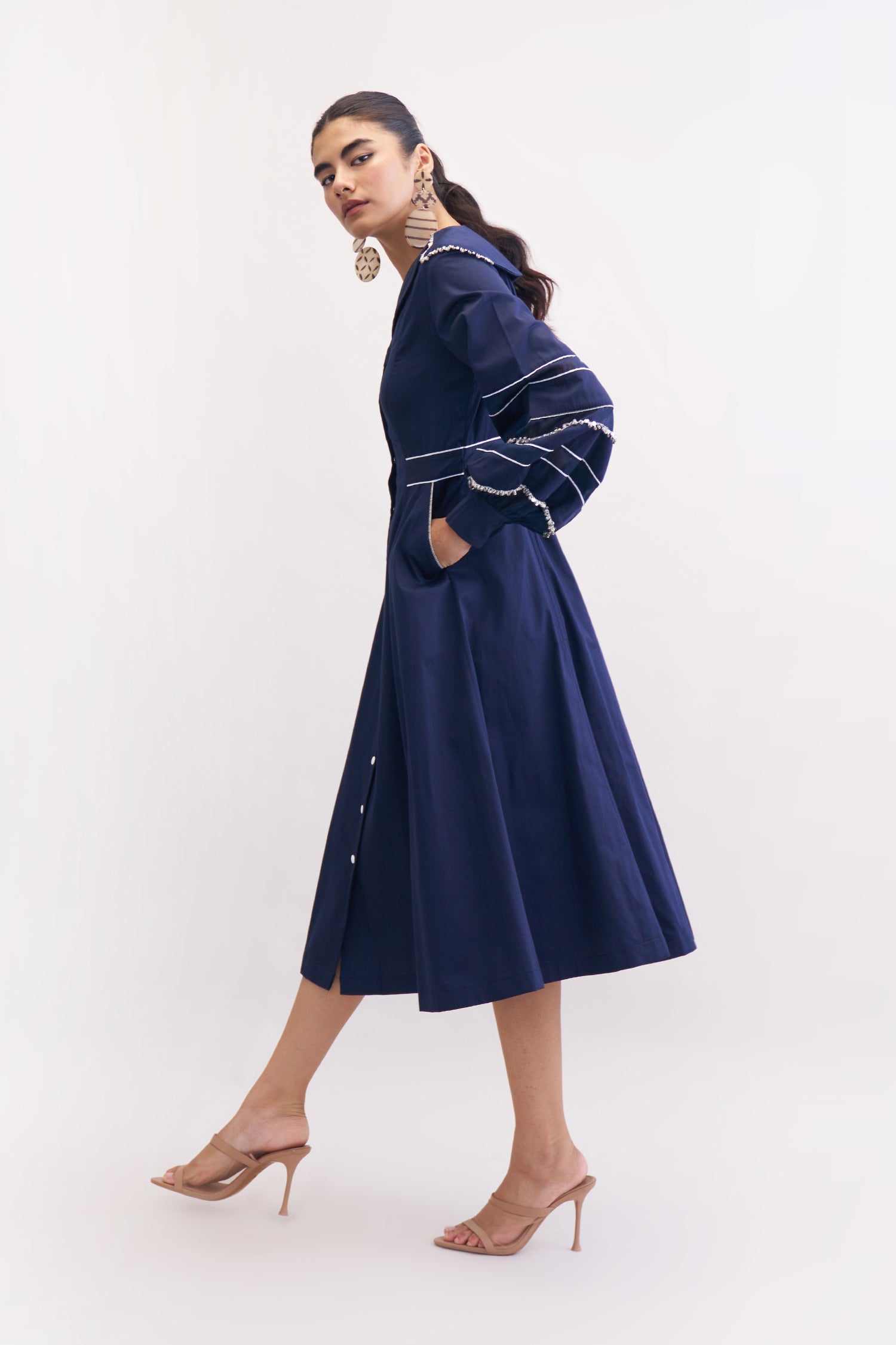 SEYA DRESS NAVY