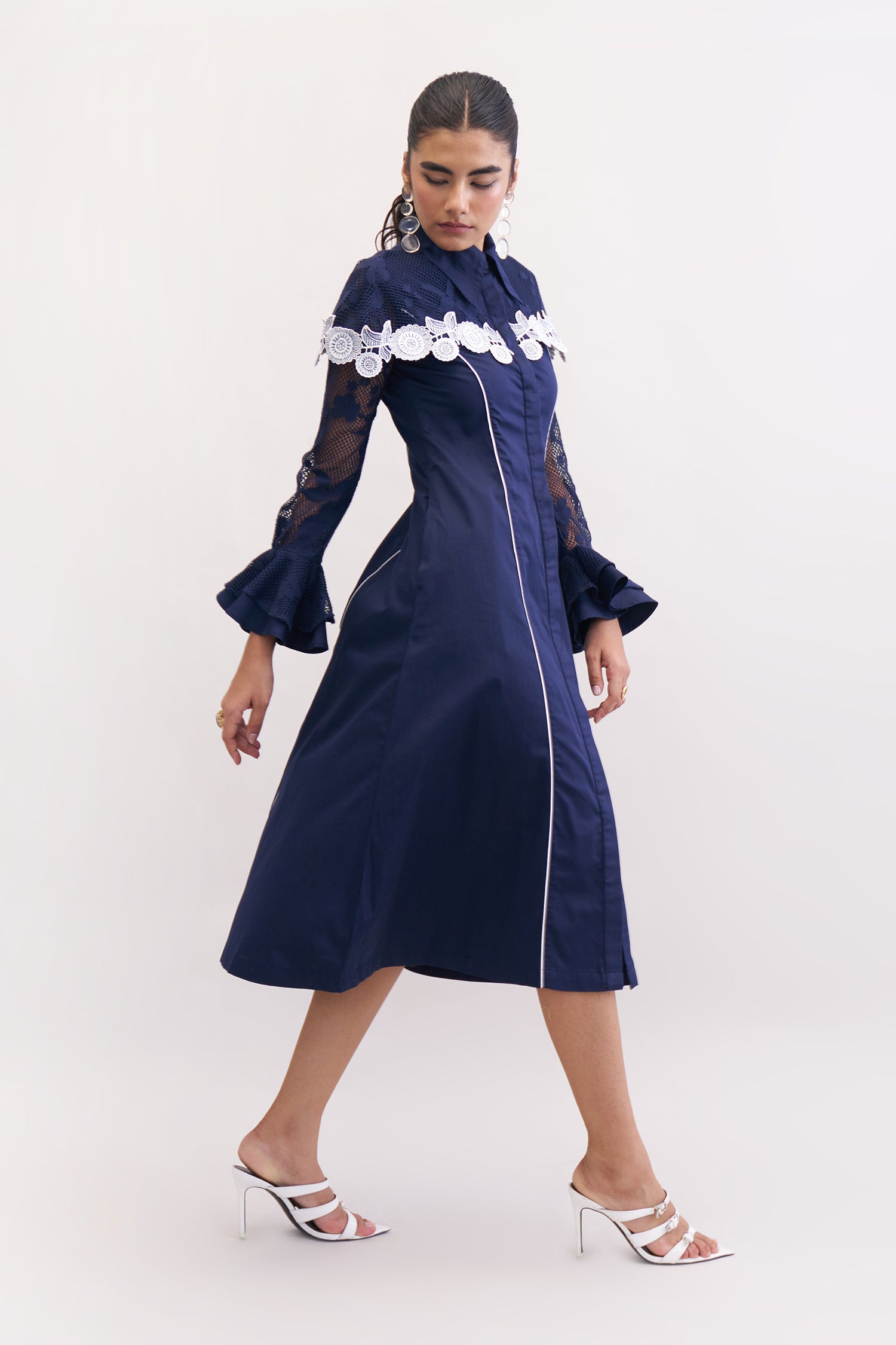 MIRAME DRESS NAVY