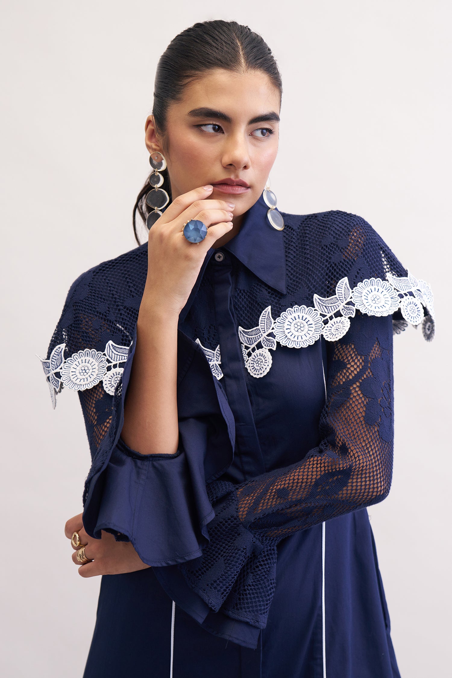 MIRAME DRESS NAVY