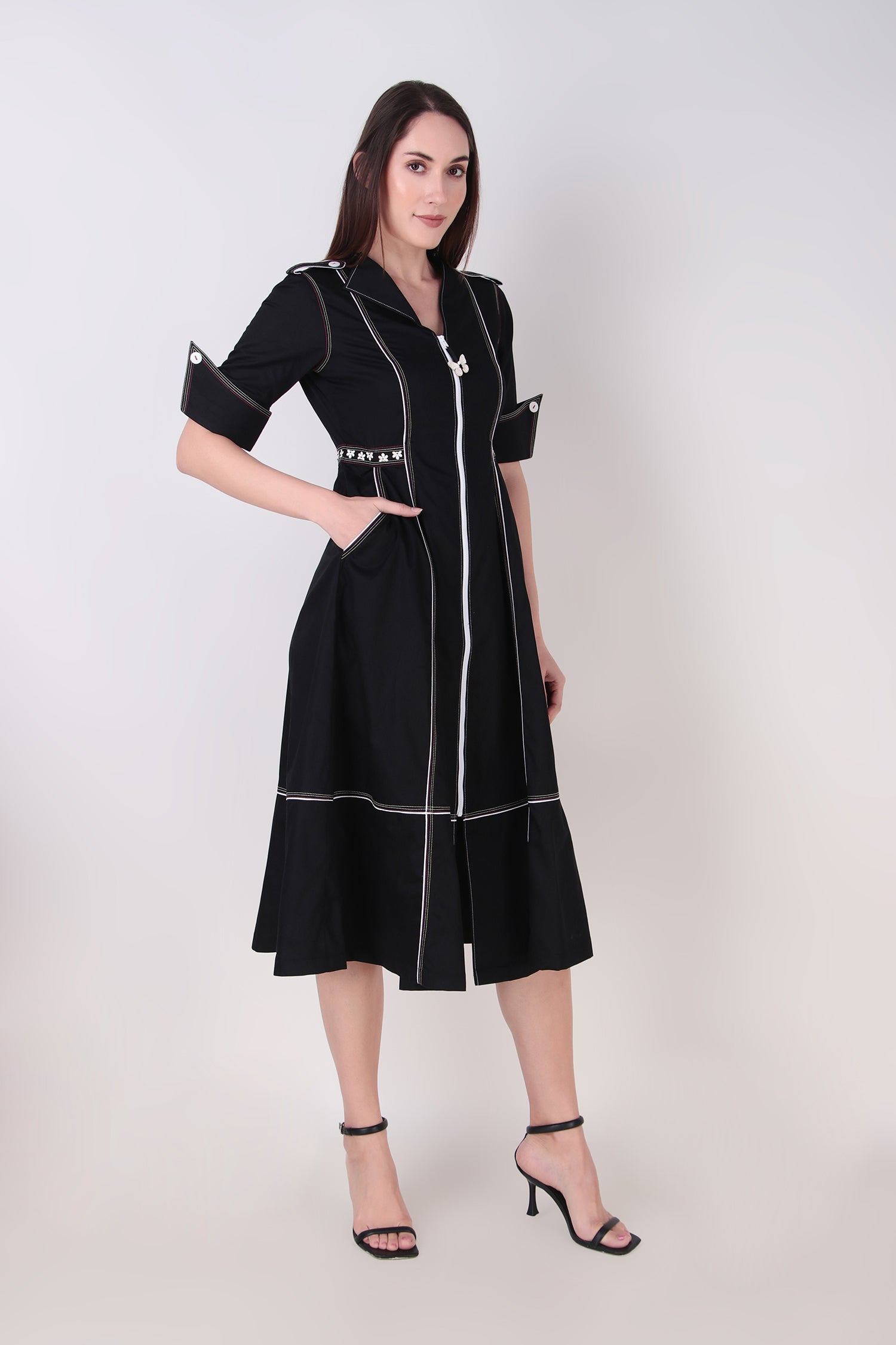 MAGNOLIA DRESS BLACK