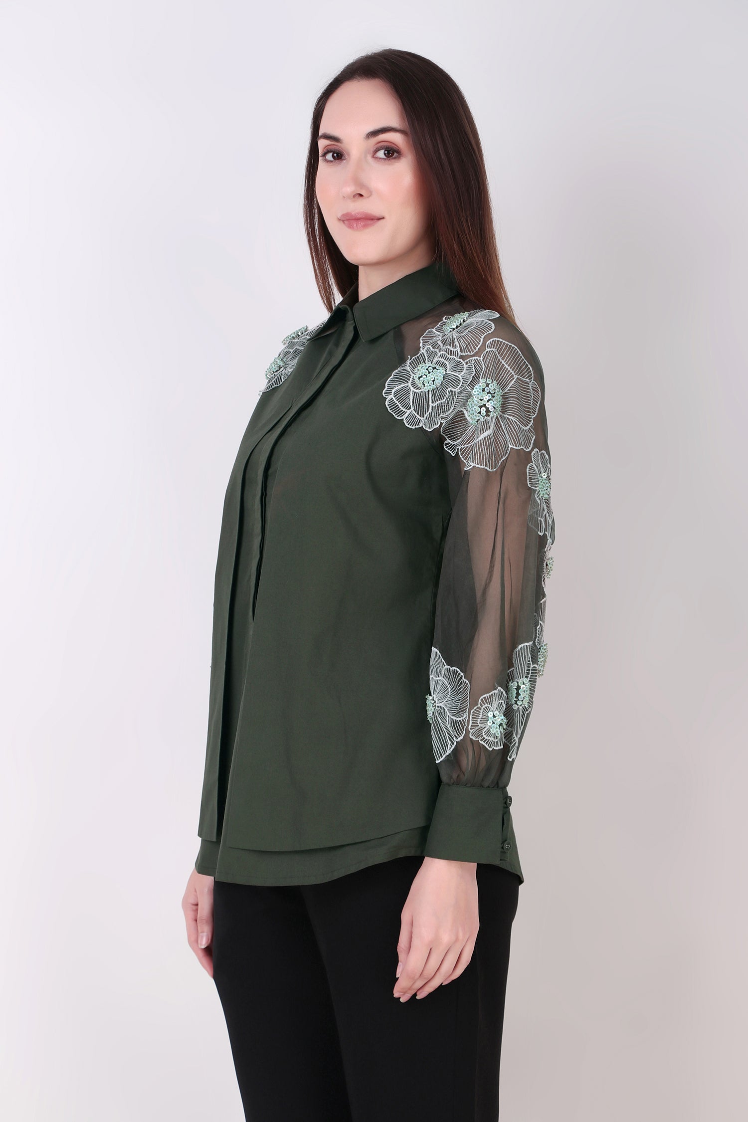 Picotin Shirt Army Green