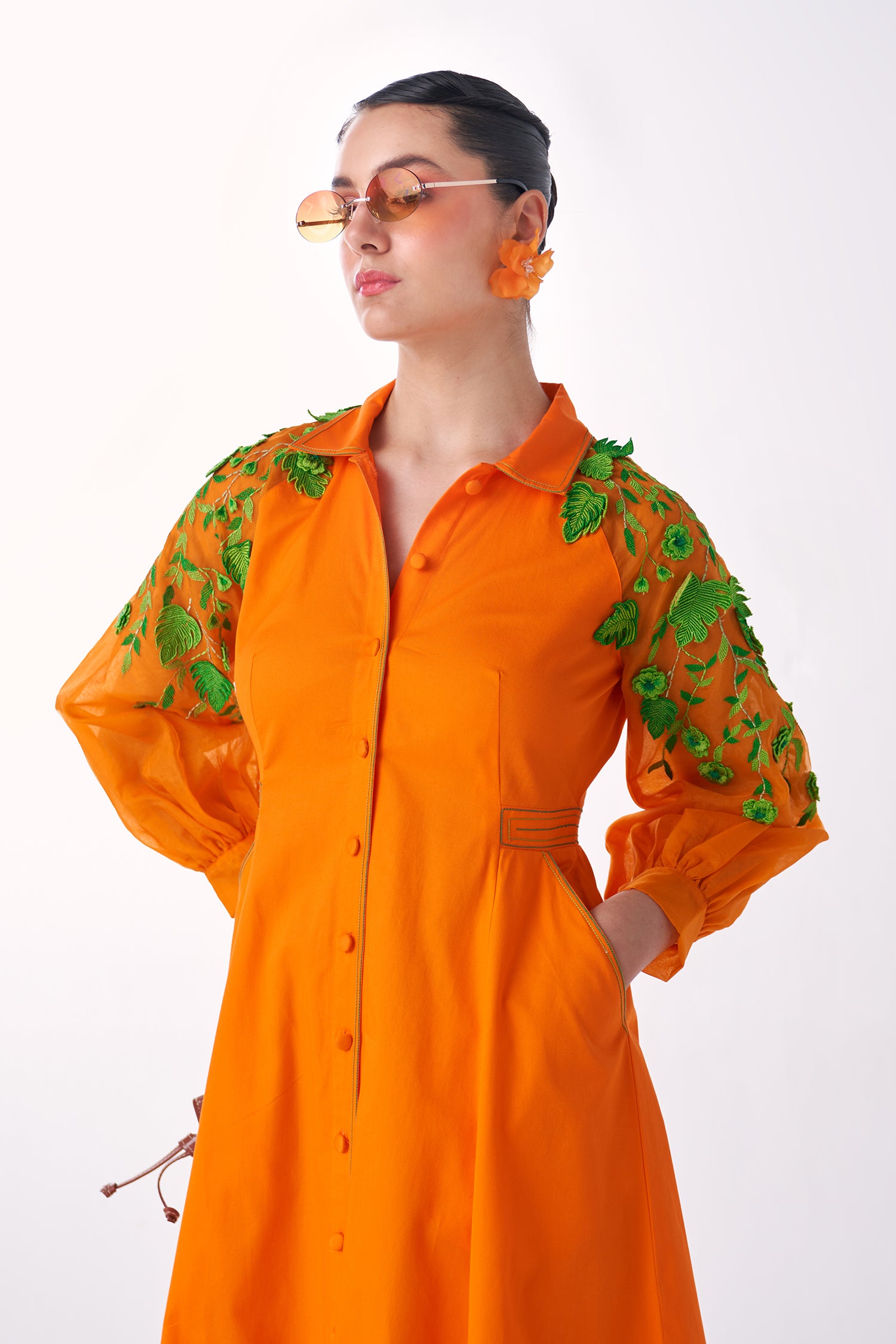 MIMOSA DRESS ORANGE