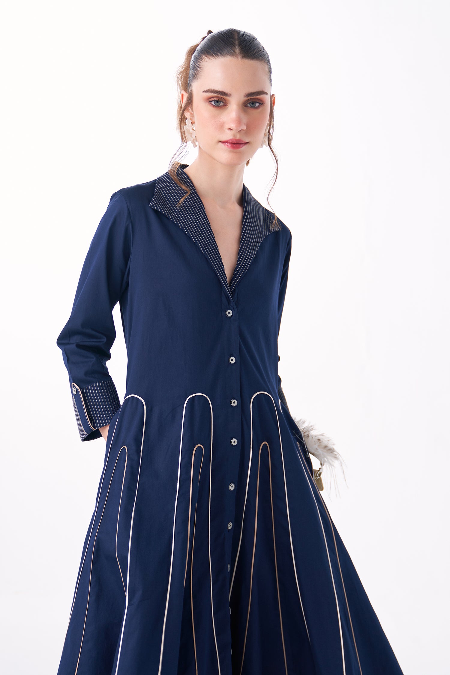 DAWN DRESS NAVY