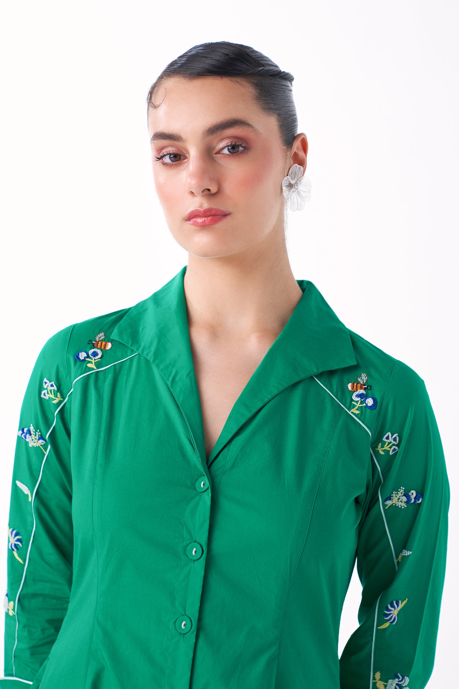 AVERRA DRESS EMERALD