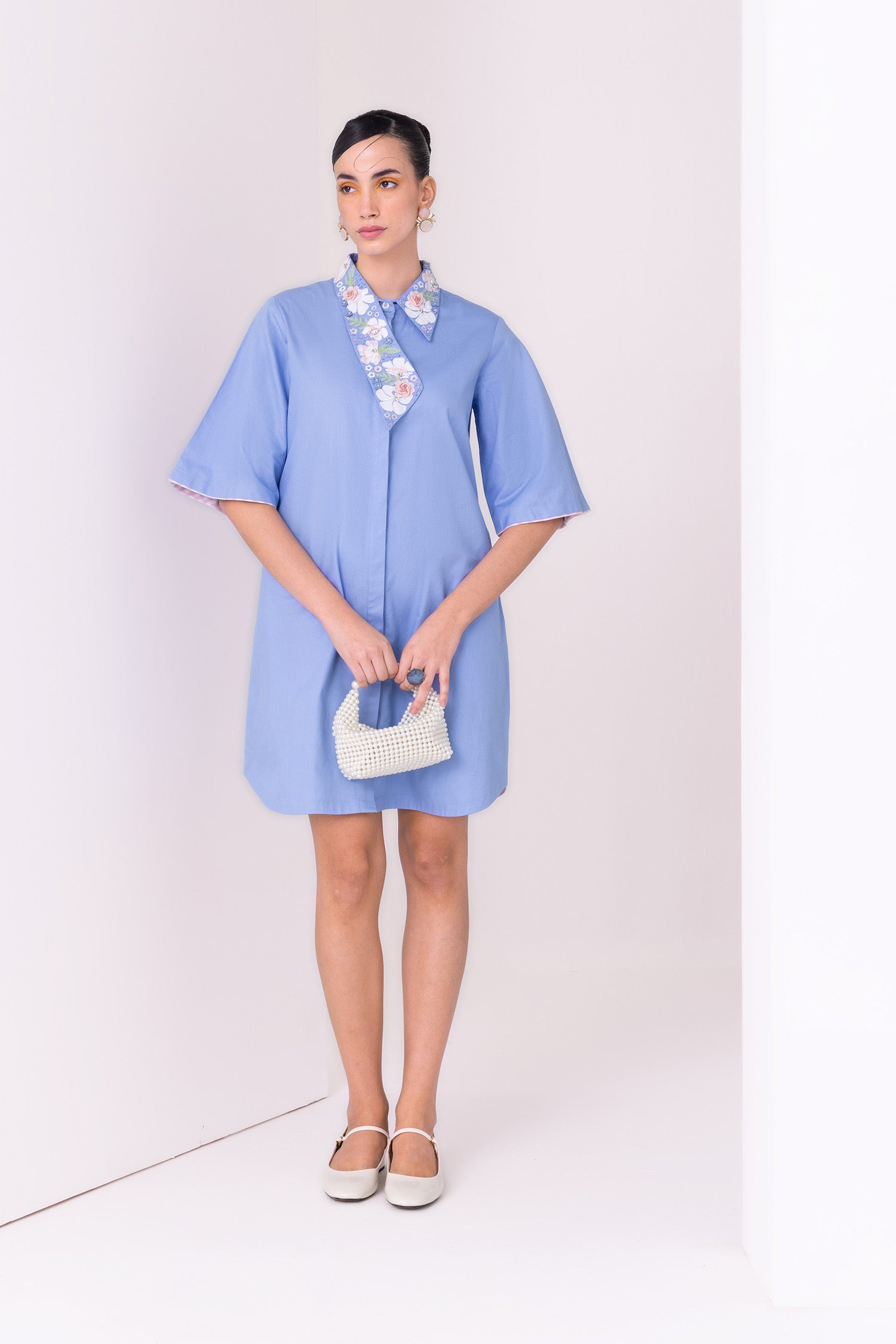 MOONFLOWER DRESS BLUEBERRY