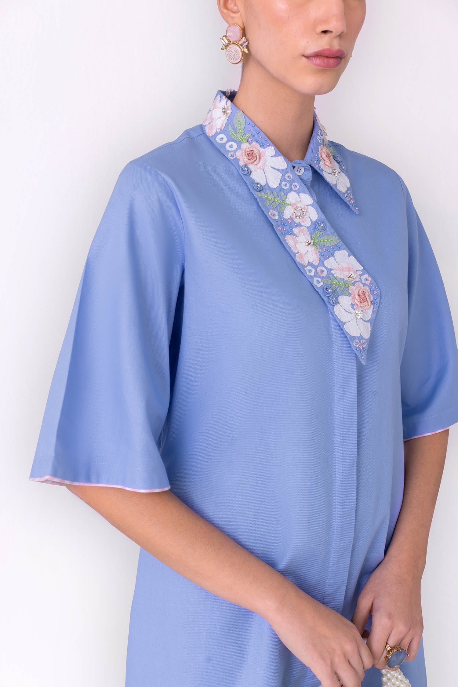MOONFLOWER DRESS BLUEBERRY