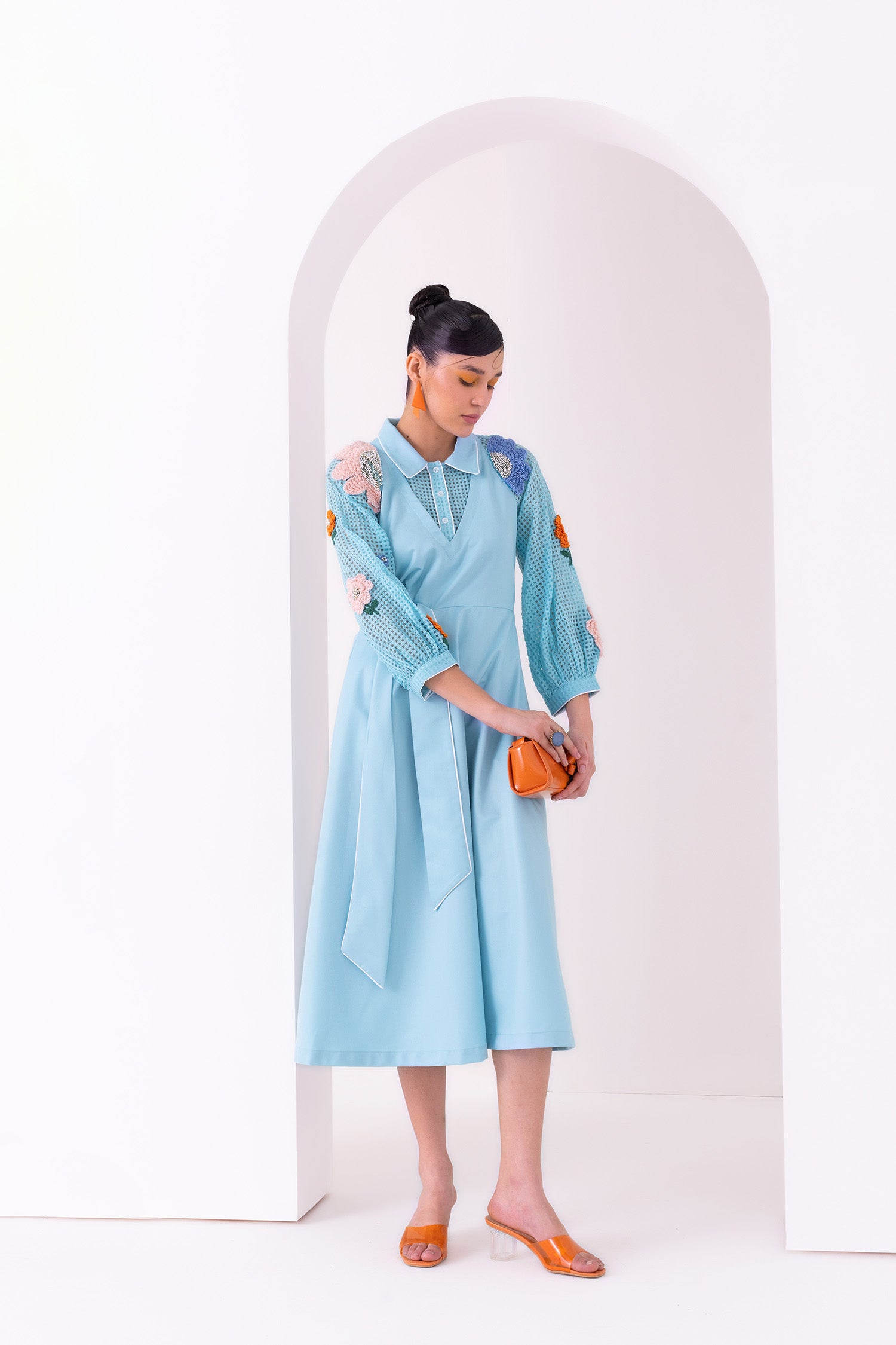 DELFINE MIDI DRESS