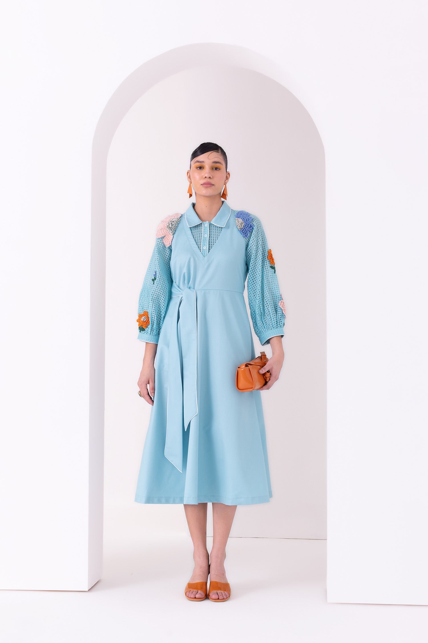 DELFINE MIDI DRESS