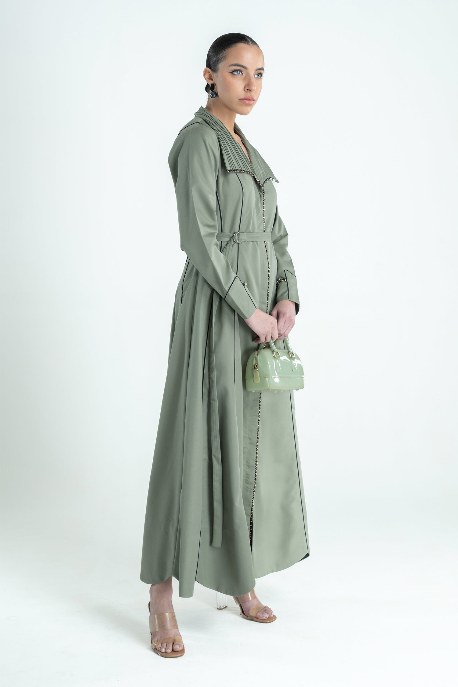 GLIMMER LONG TRENCH