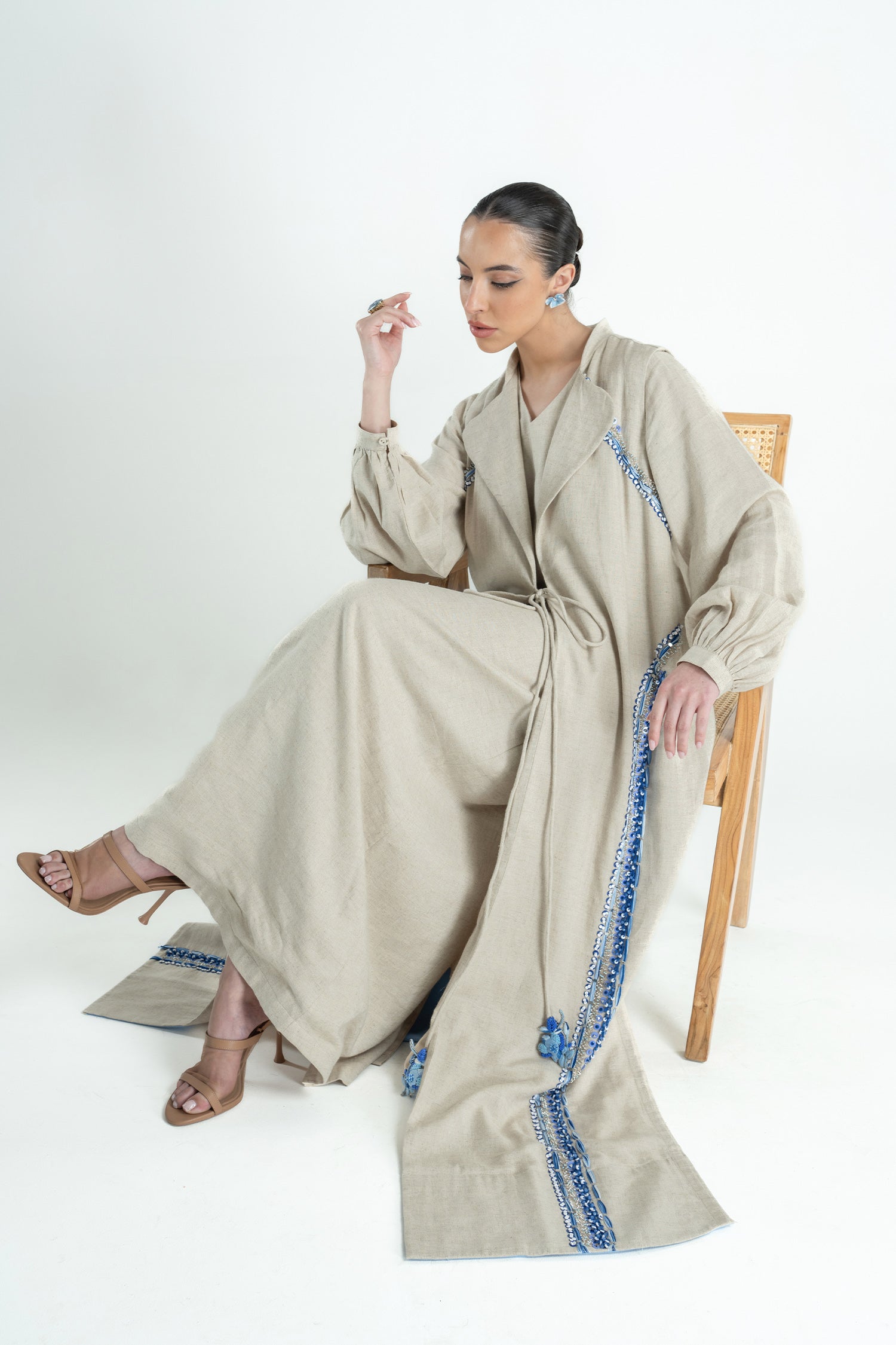 BOULEVARD DRESS LONG NEUTRAL