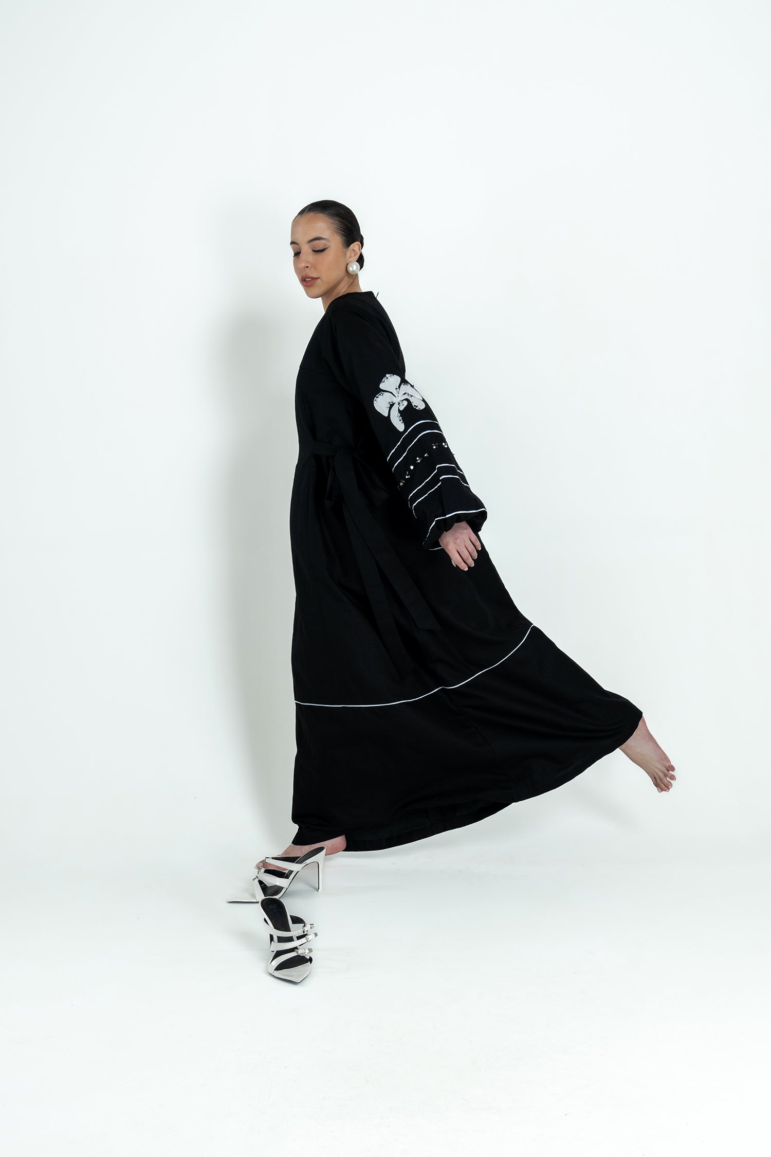 SEYA KAFTAN BLACK
