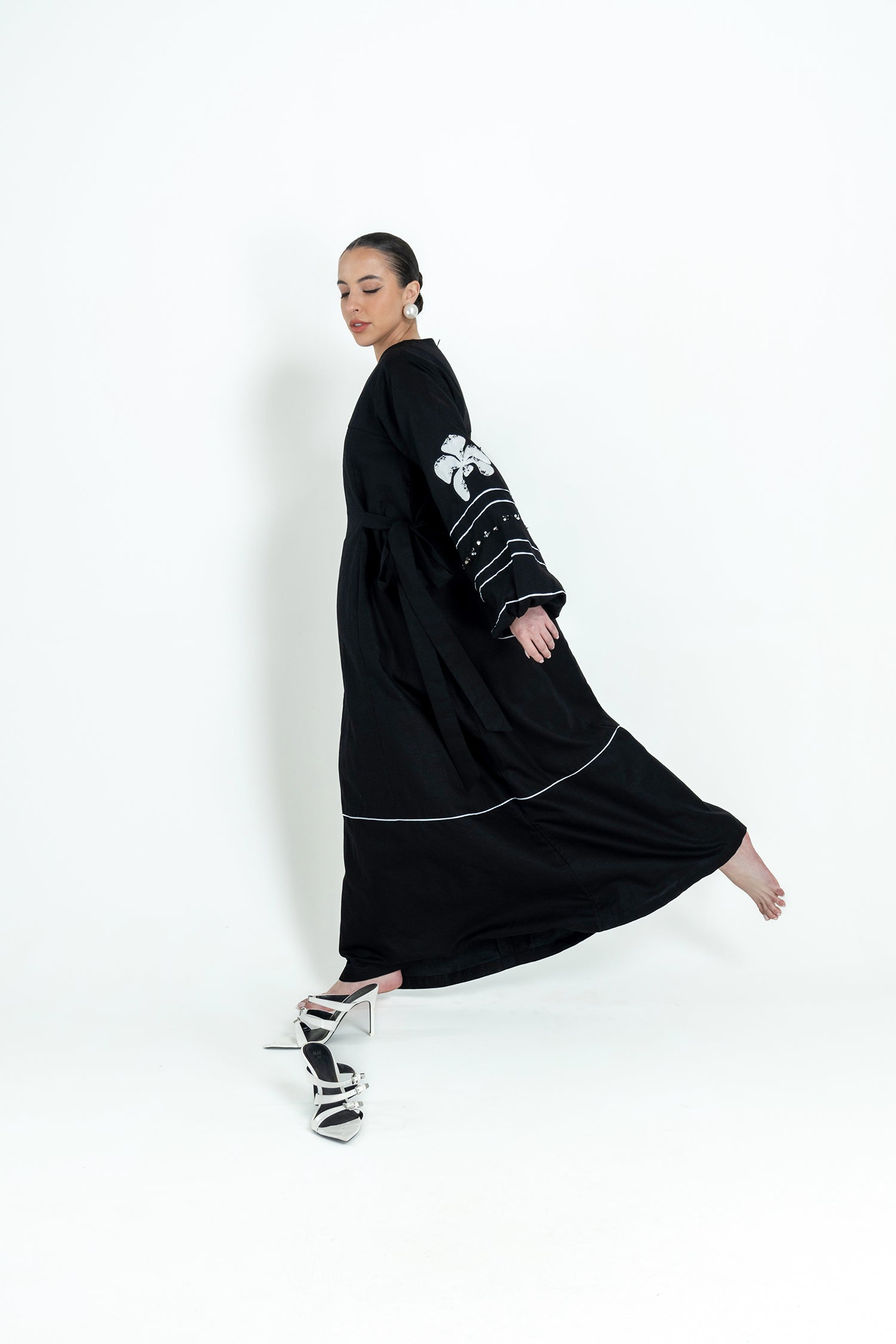 SEYA KAFTAN BLACK