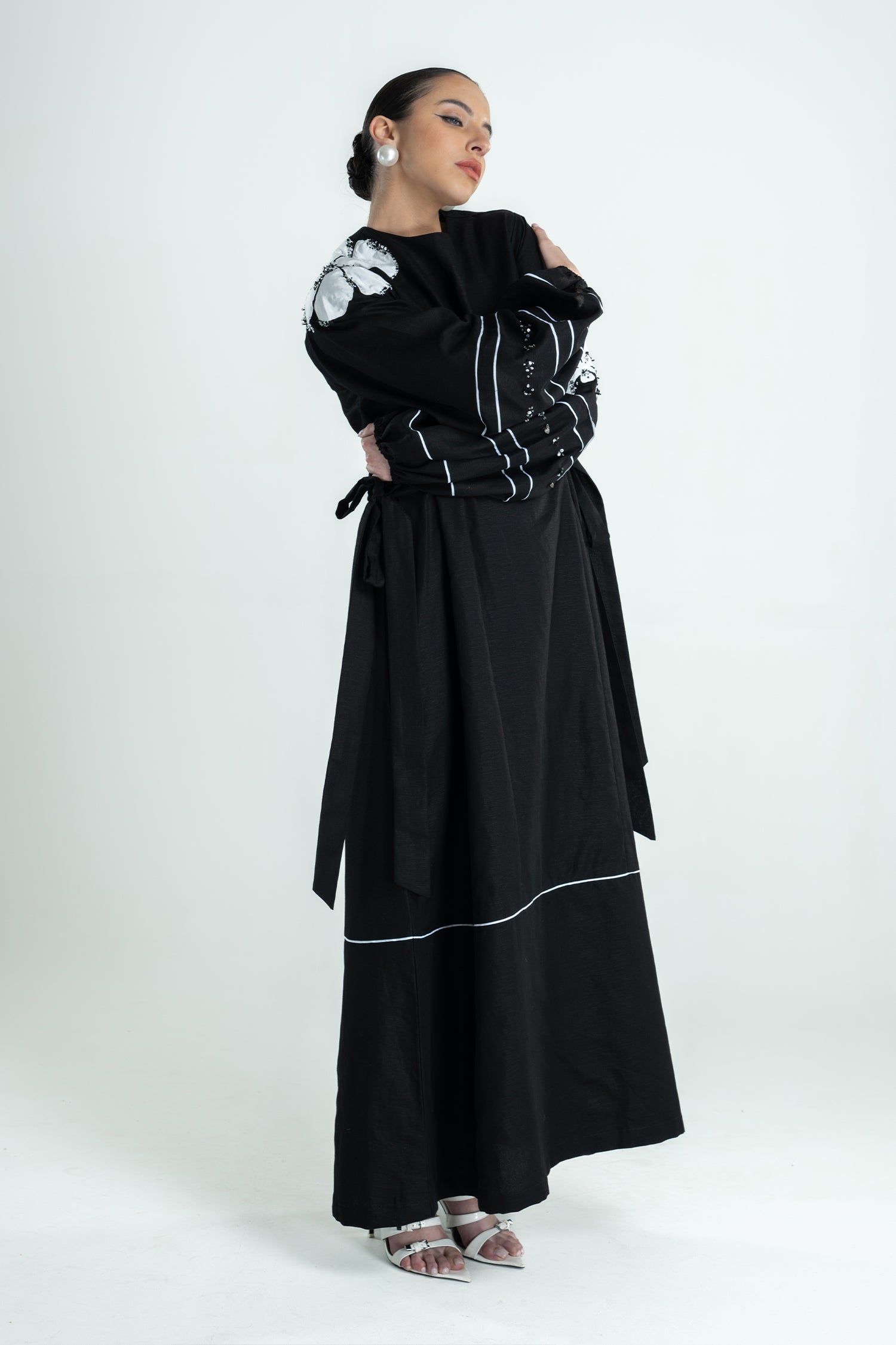 SEYA KAFTAN BLACK