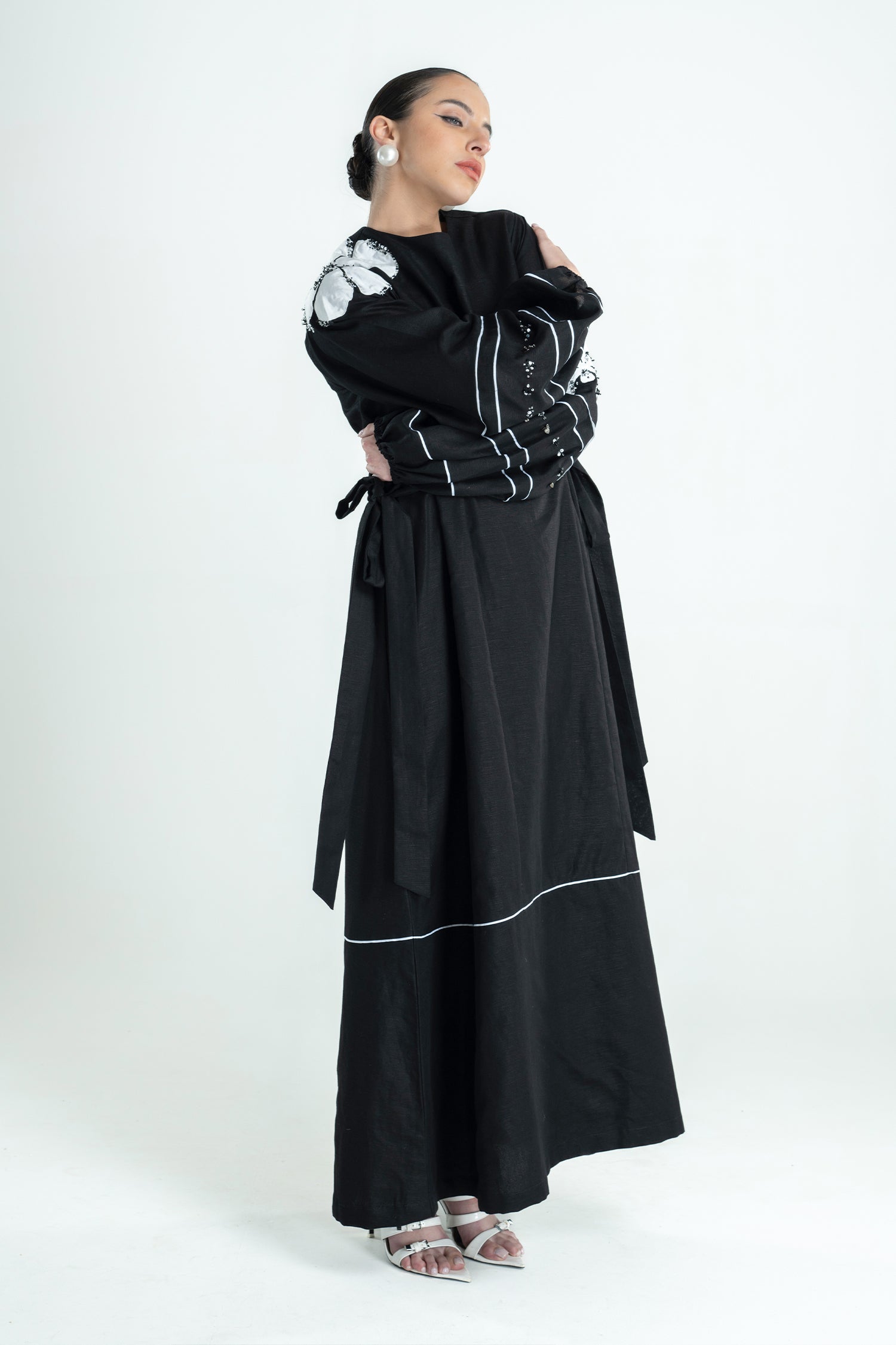 SEYA KAFTAN BLACK